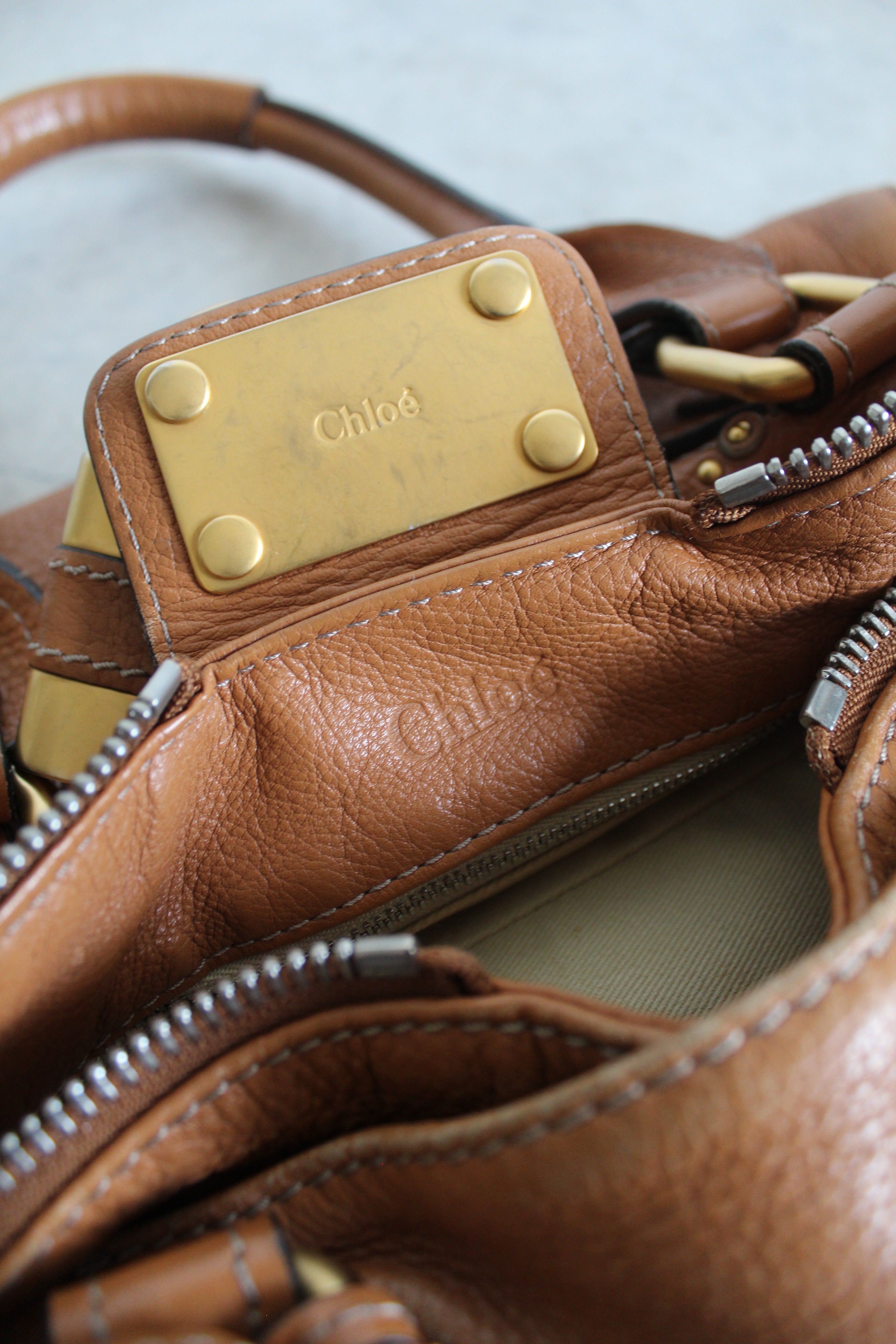 Paddington Bag in Camel Brown