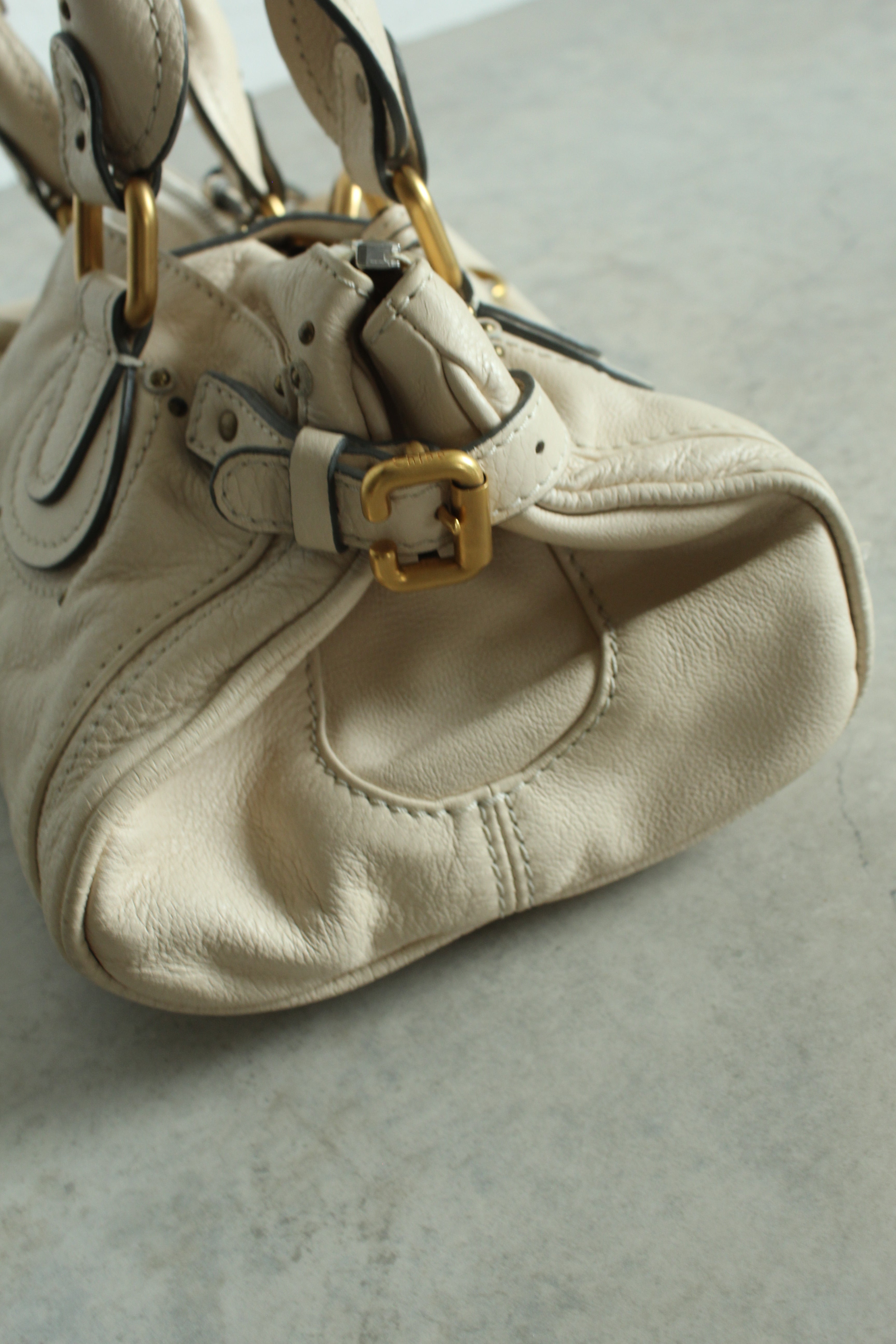 Paddington Bag Beige white