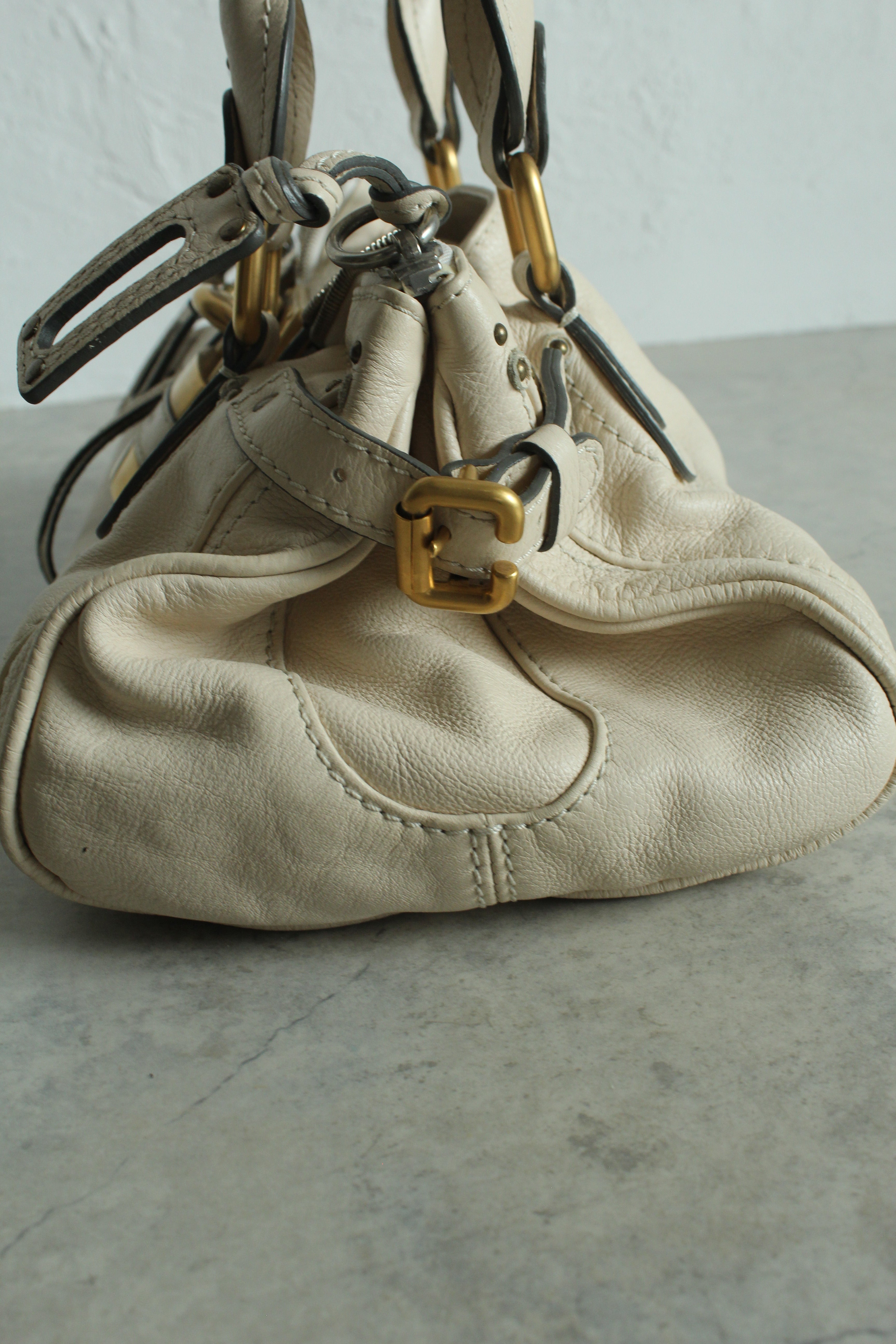 Paddington Bag Beige white