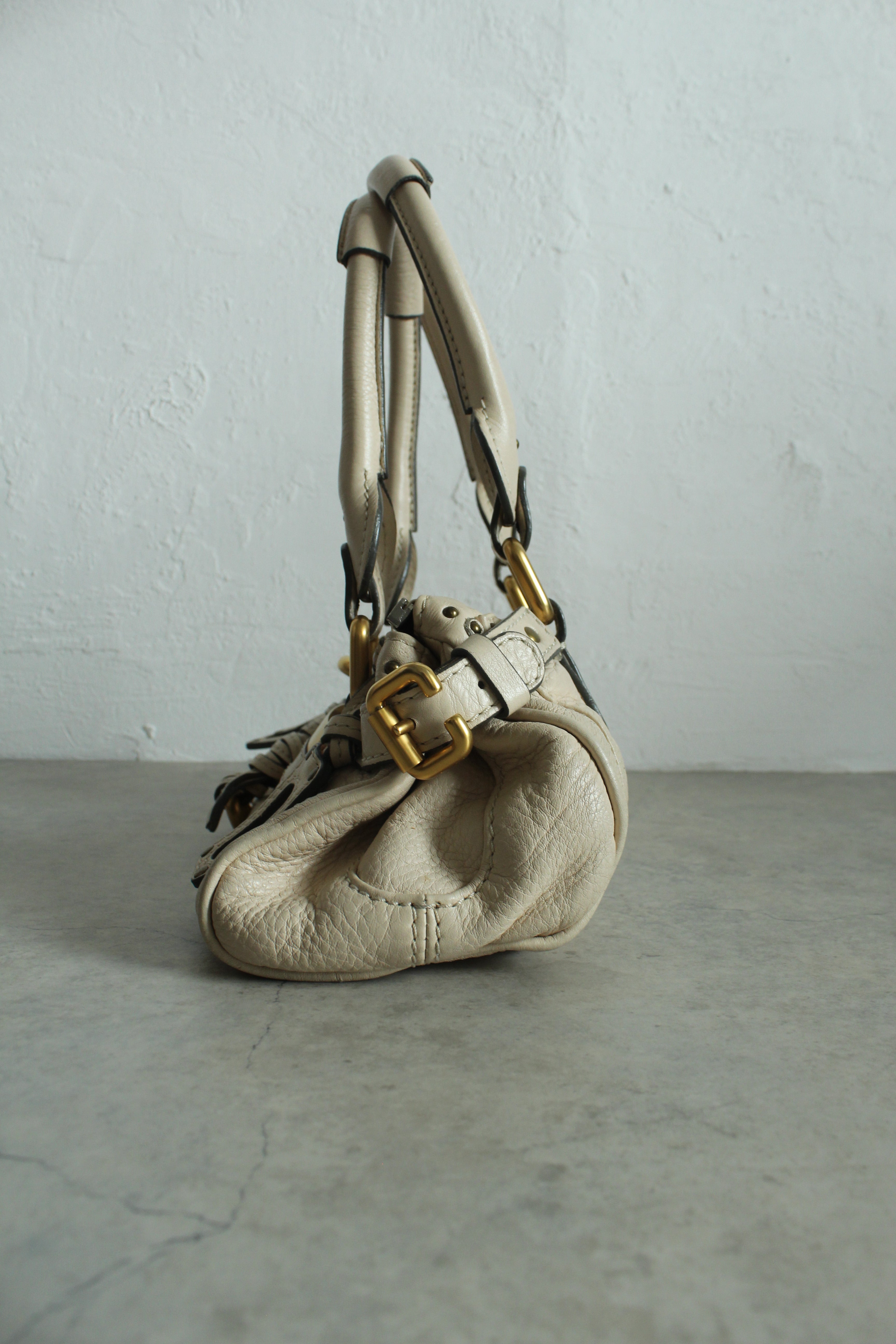 Mini Paddington Bag in Cream beige