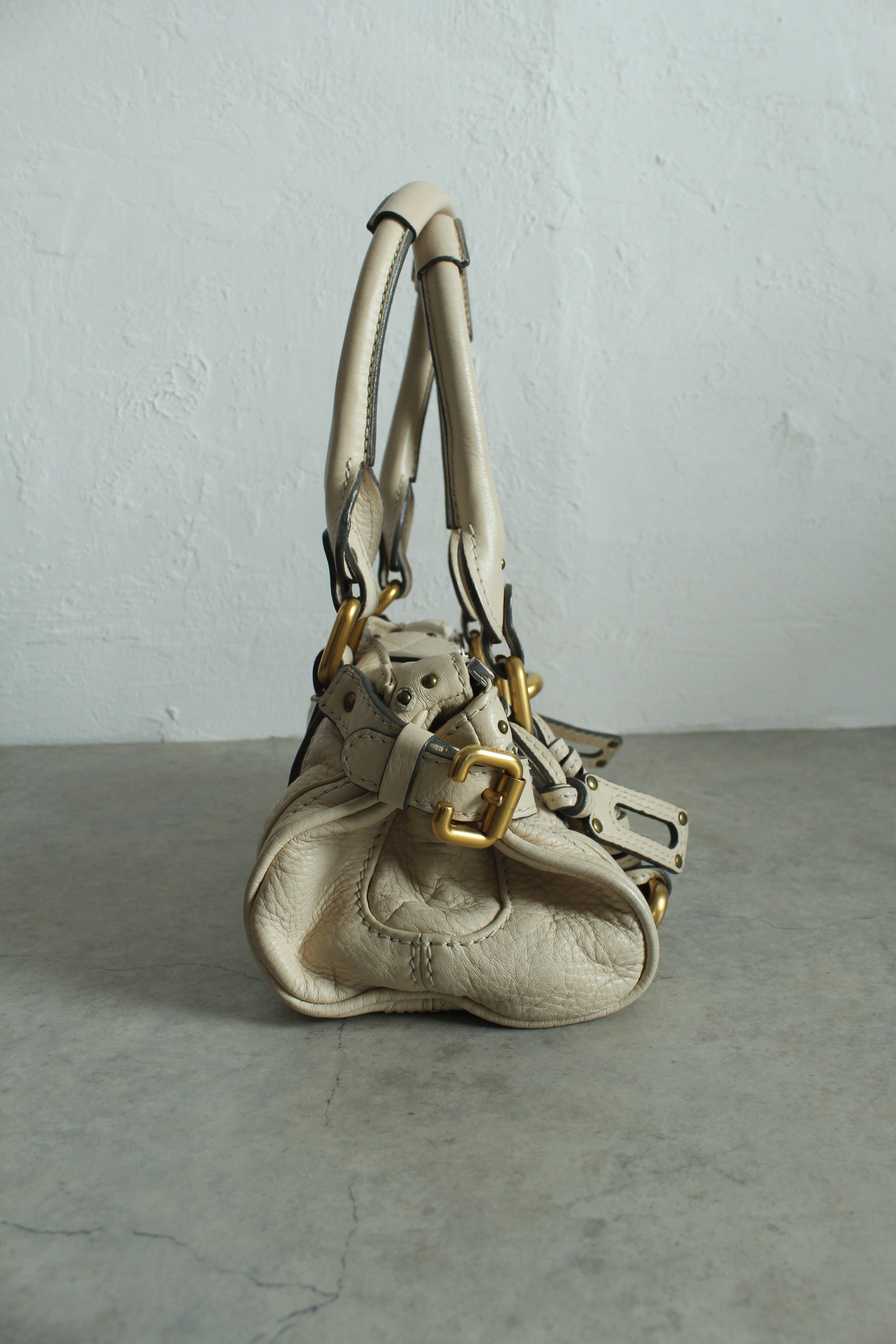 Mini Paddington Bag in Cream beige