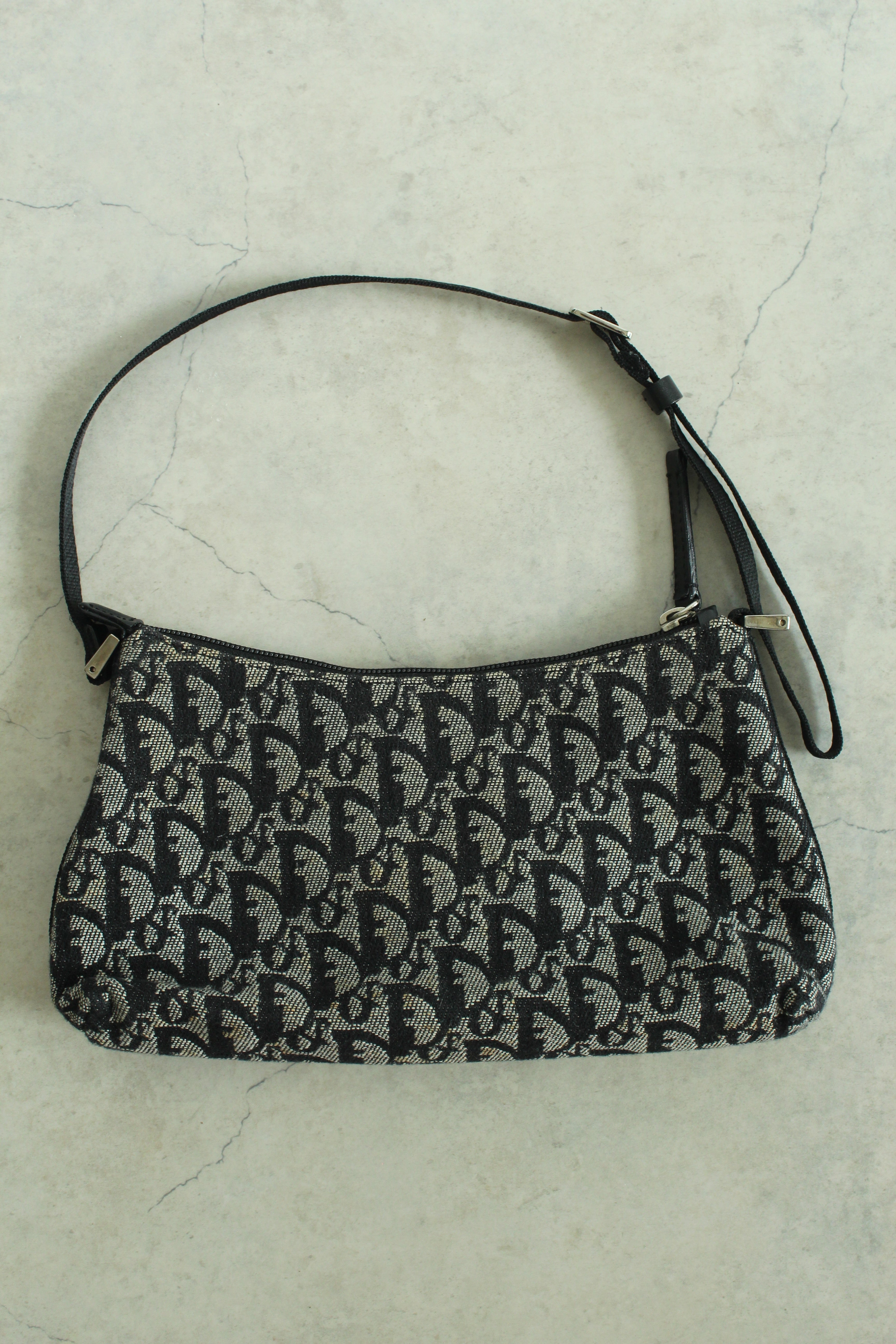 Trotter oblique mini pochette — John Galliano era