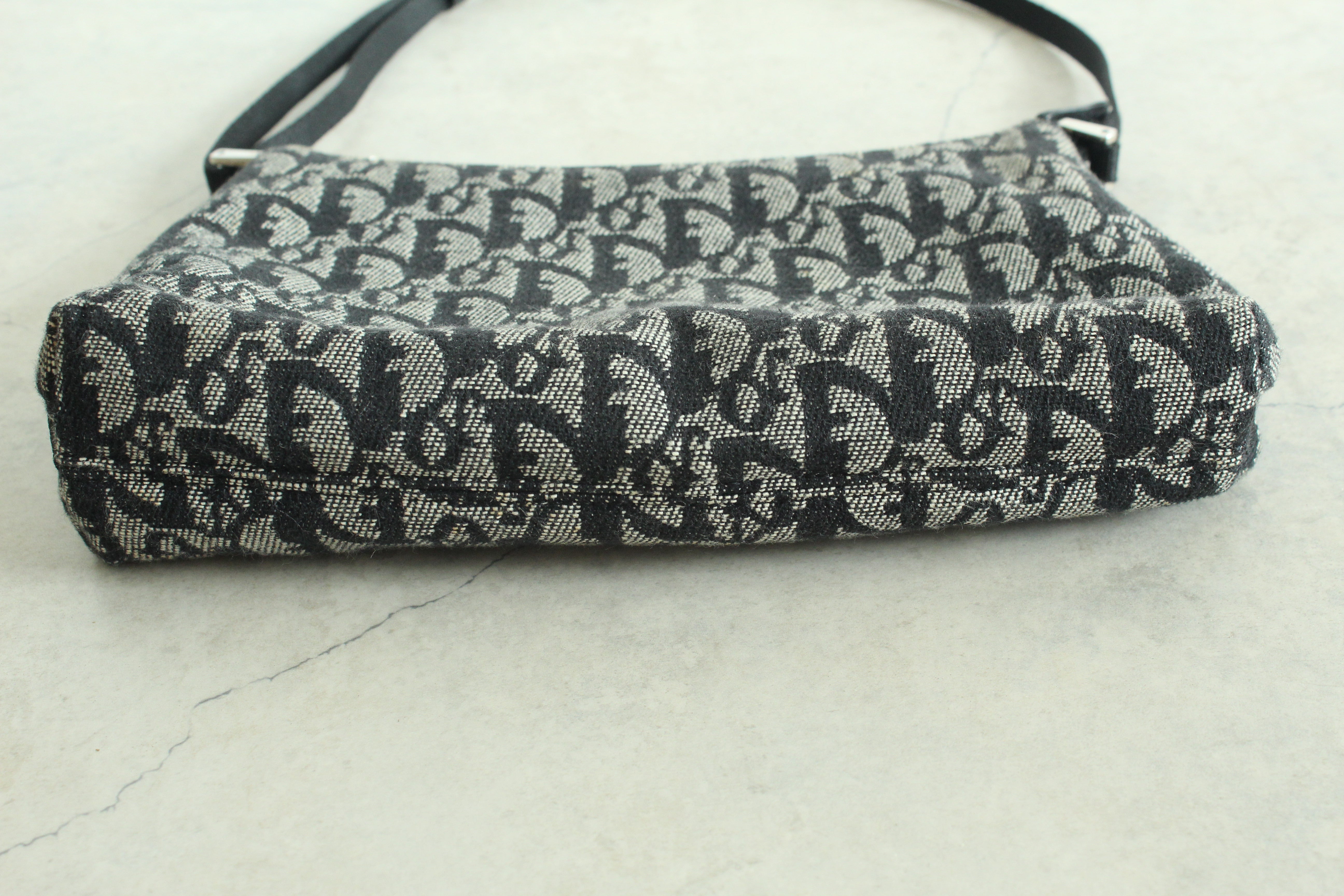 Trotter oblique mini pochette — John Galliano era
