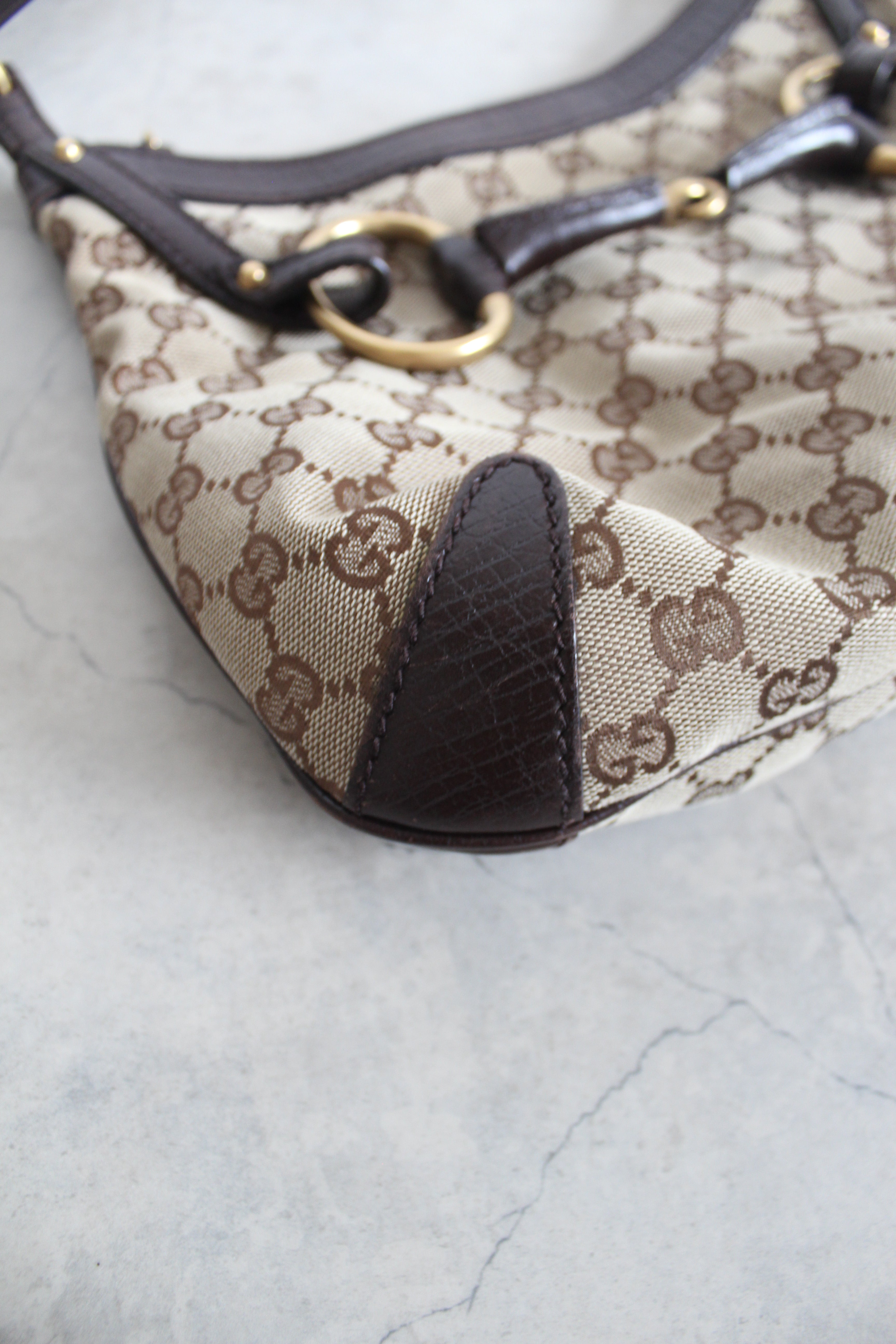 Canvas Horsebit hobo bag — Tom Ford era