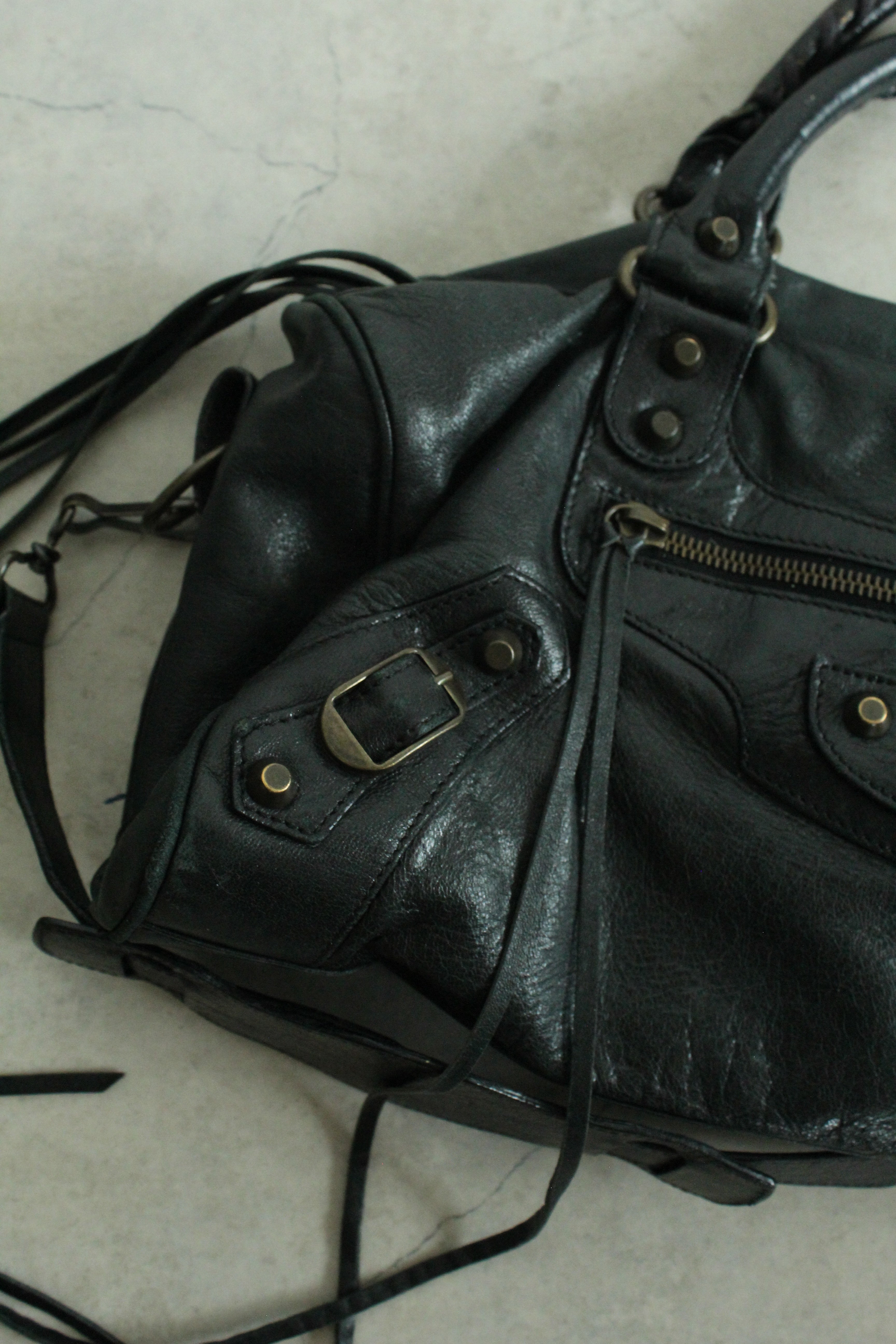 Motorcycle Twiggy in classic hardware Black