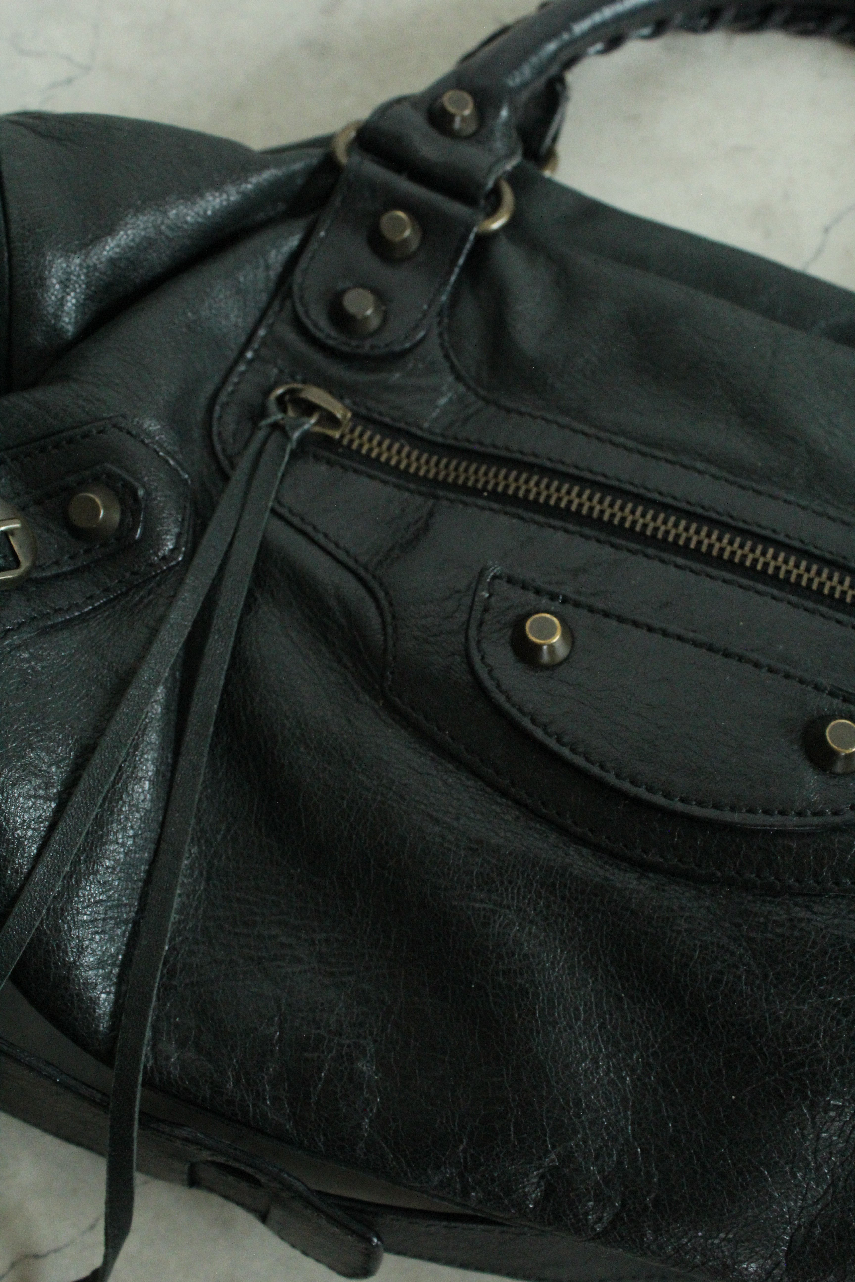 Motorcycle Twiggy in classic hardware Black