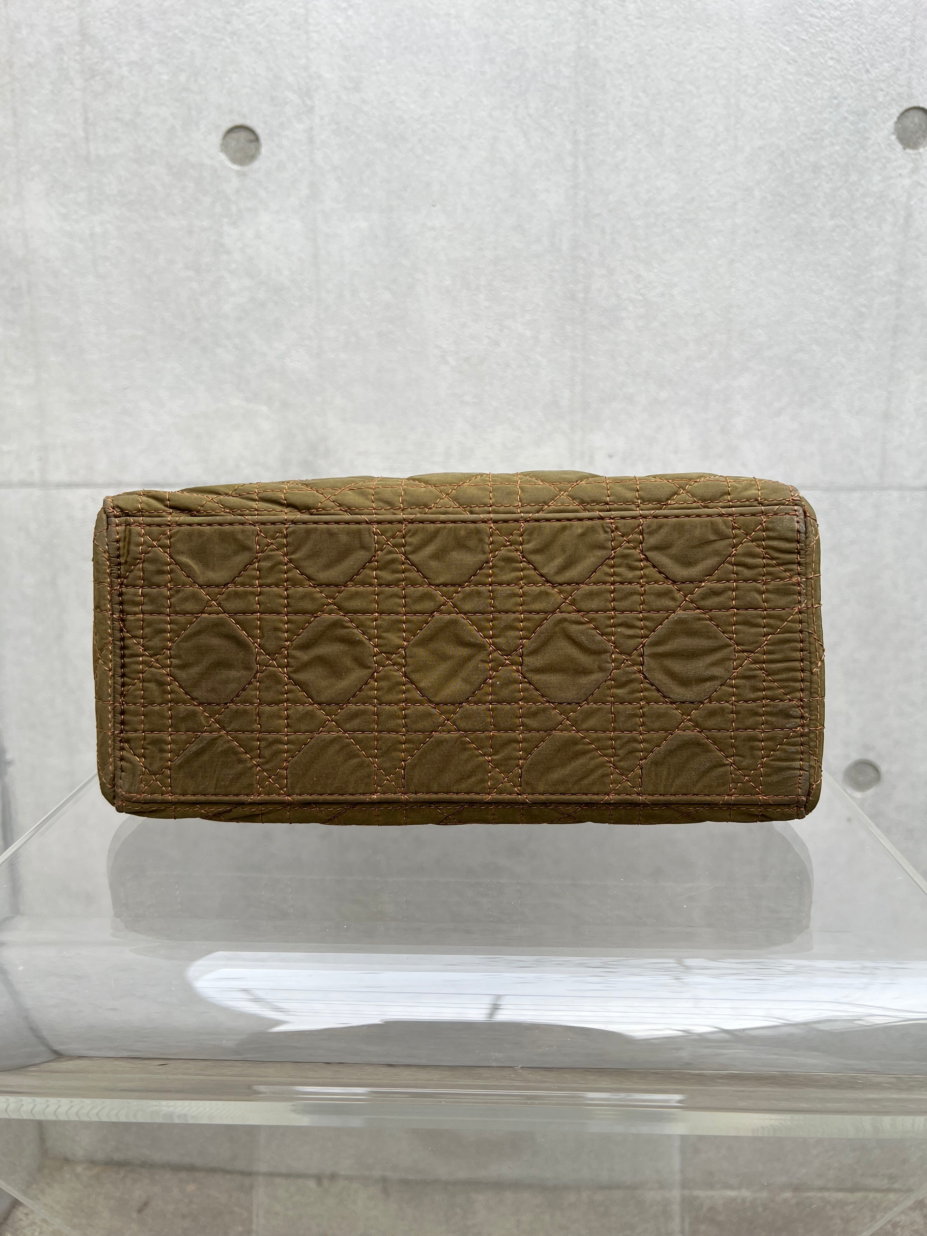 Lady Dior in Nylon Army Green