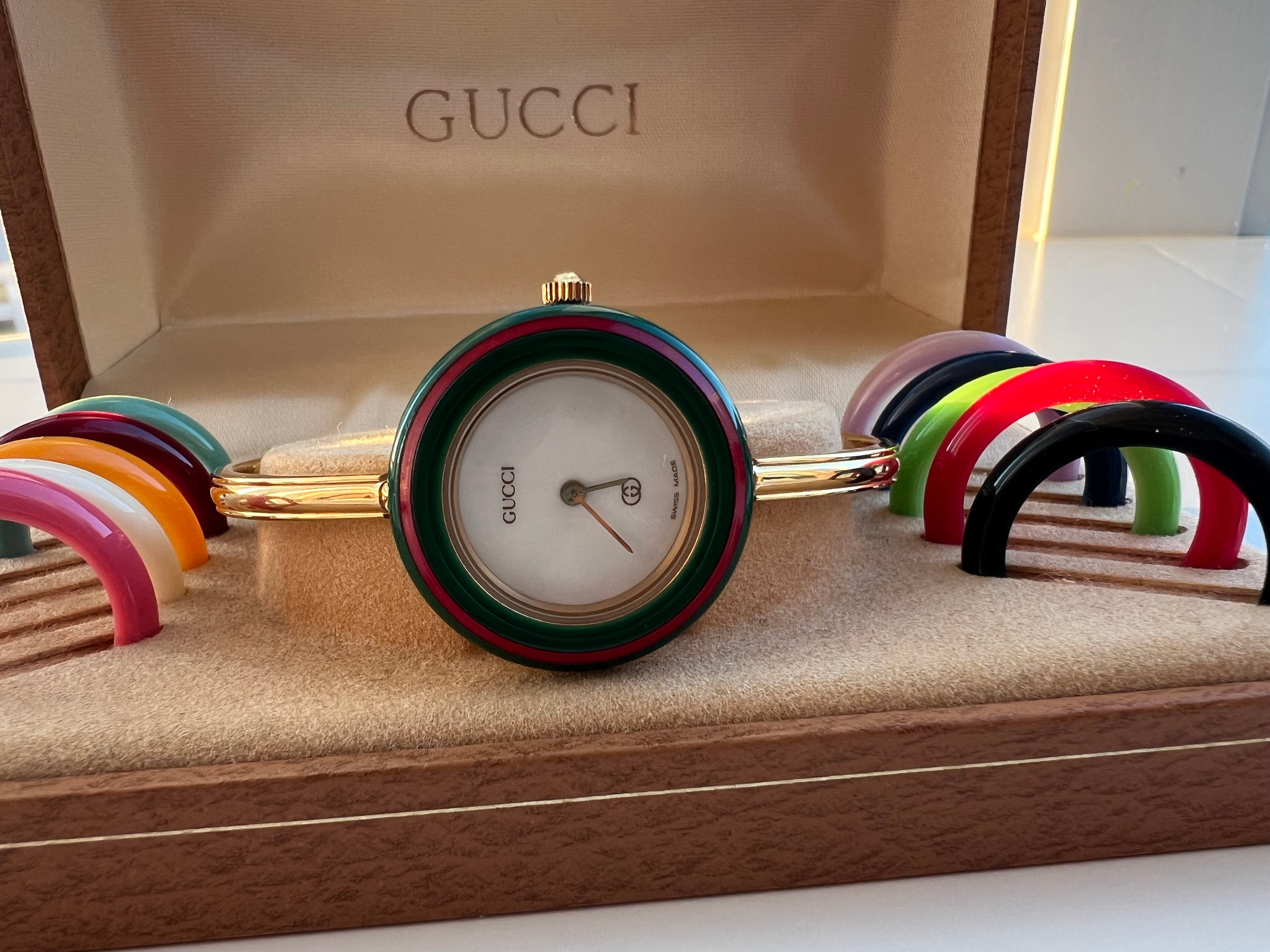 GUCCI タイムピース カラフルバンド付き IMG_5619.jpg?v=1775565819&