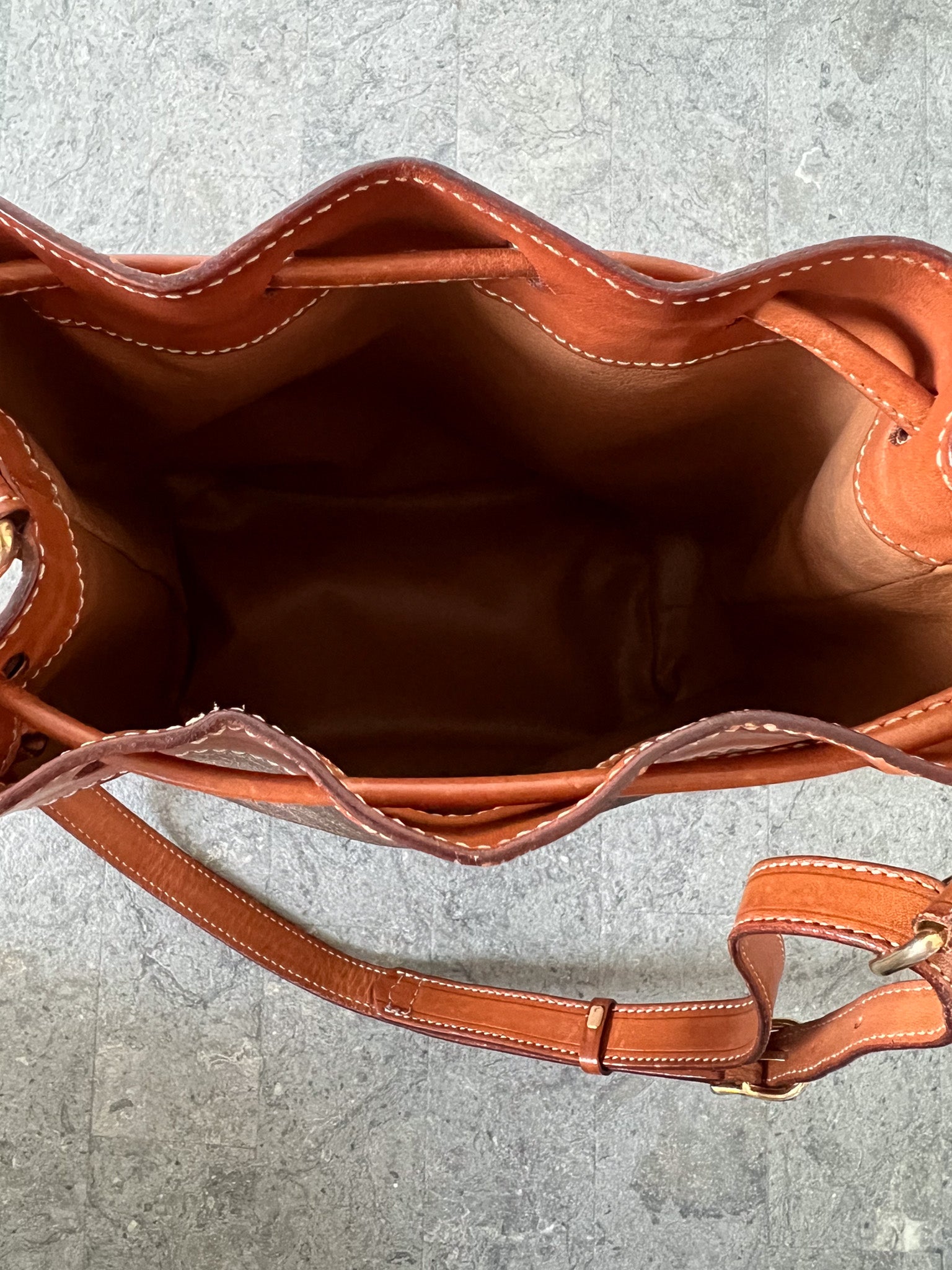 Mini Triomphe Drawstring Shoulder Bag / Crossbody Bag