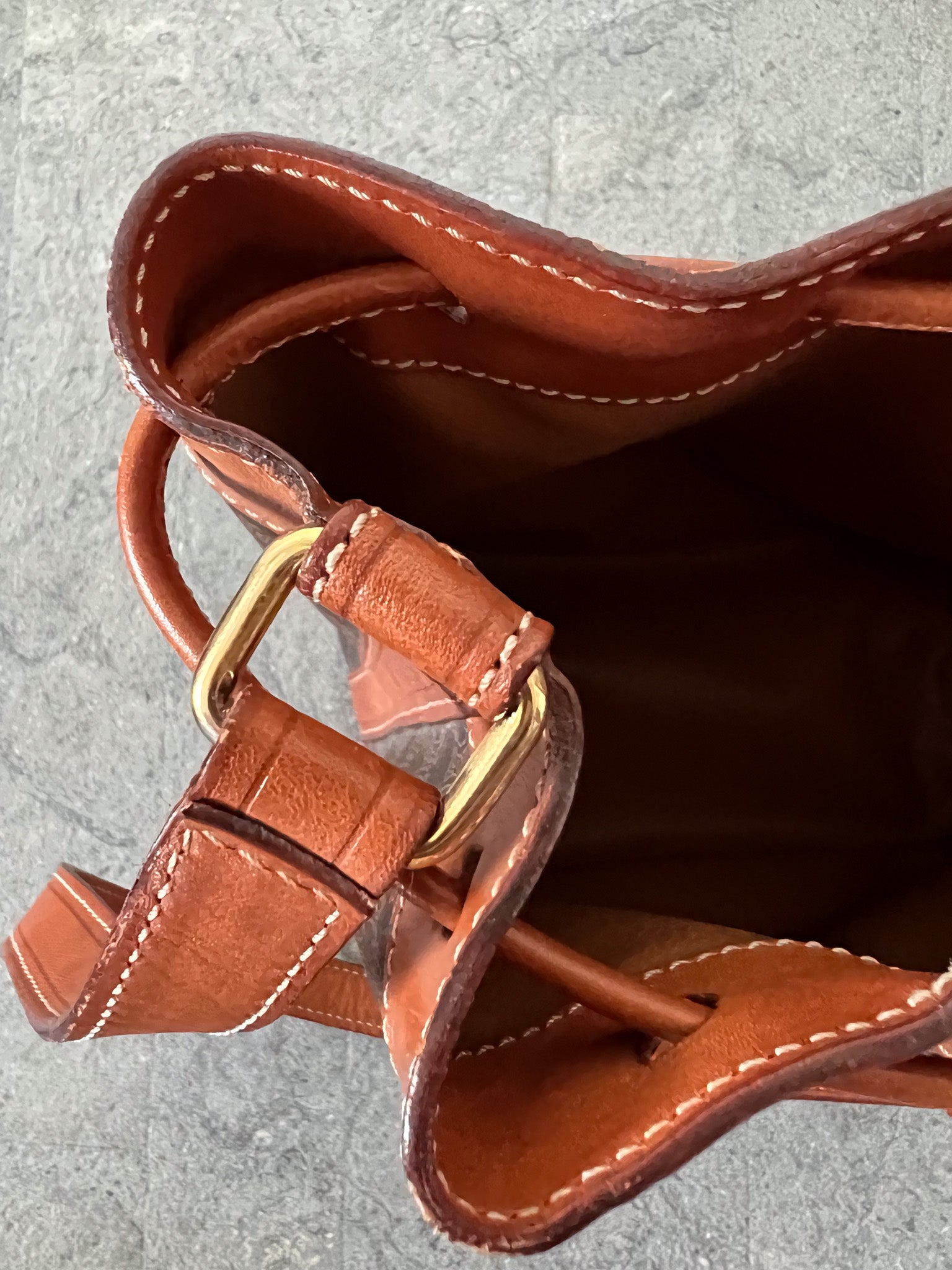 Mini Triomphe Drawstring Shoulder Bag / Crossbody Bag