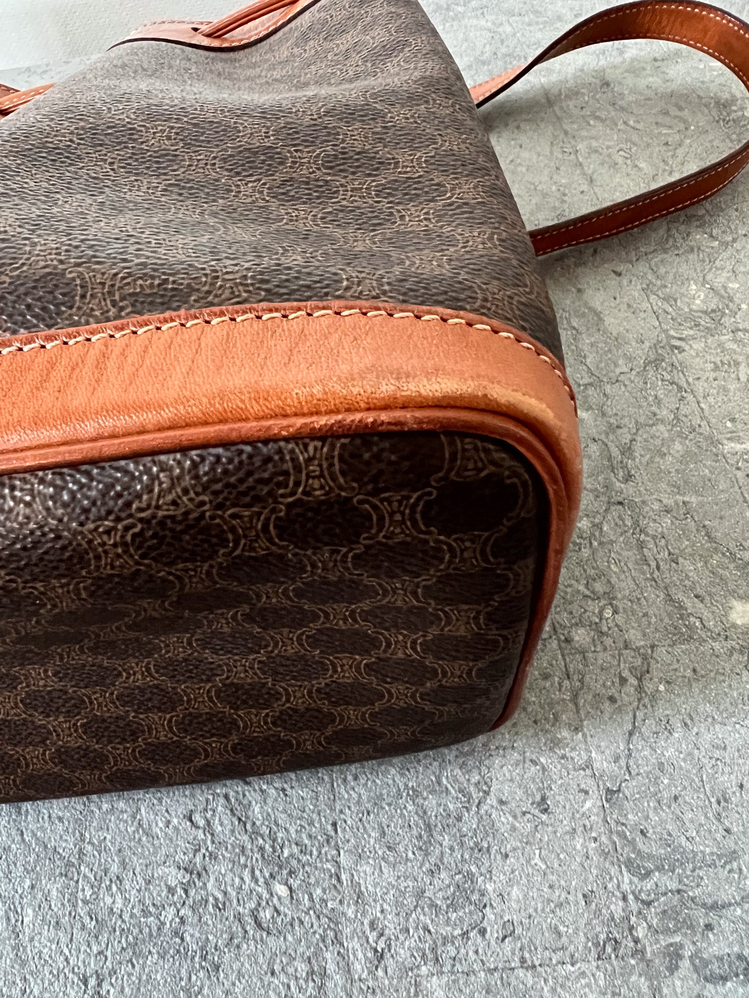 Mini Triomphe Drawstring Shoulder Bag / Crossbody Bag
