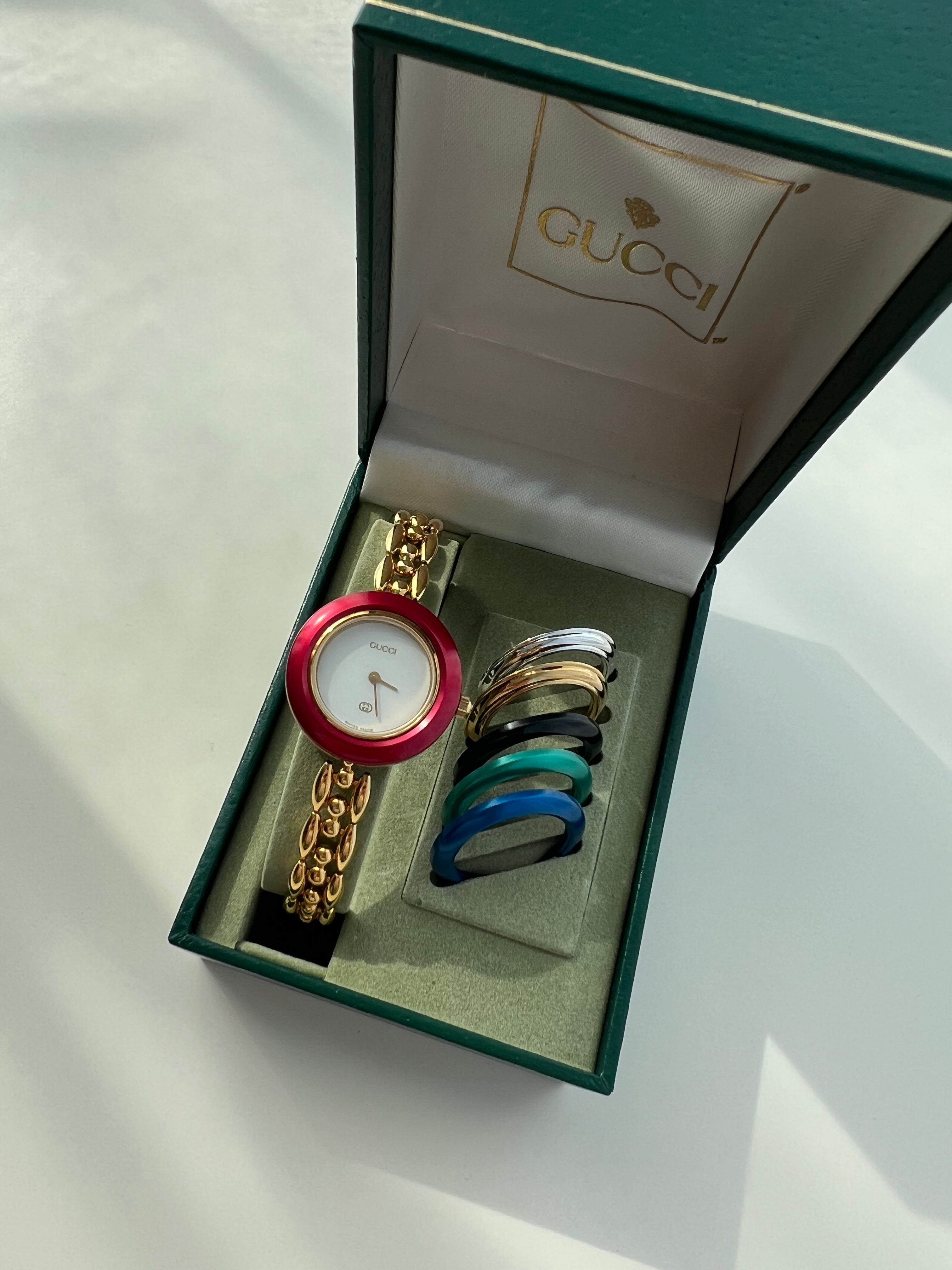 Interchangeable Bezel 6 colors Watch Accessories in Gold