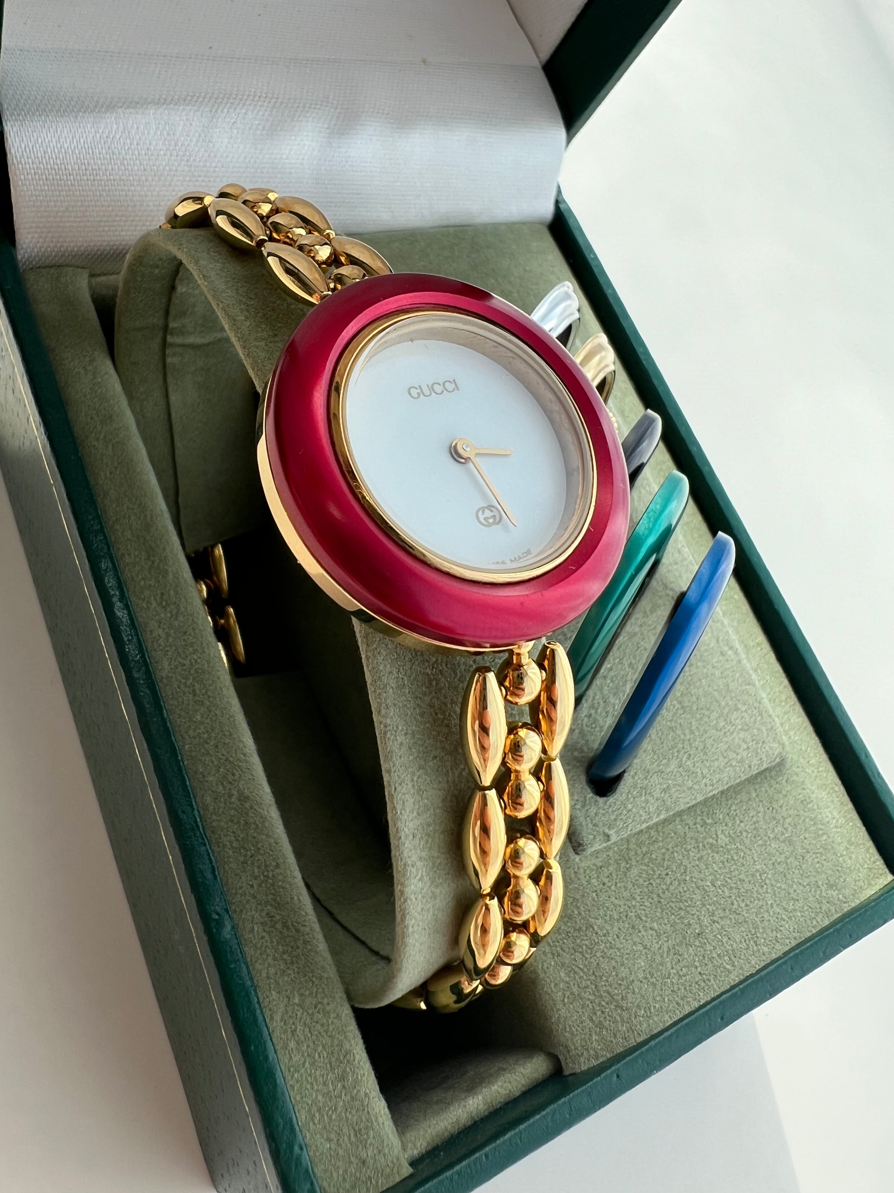 Interchangeable Bezel 6 colors Watch Accessories in Gold