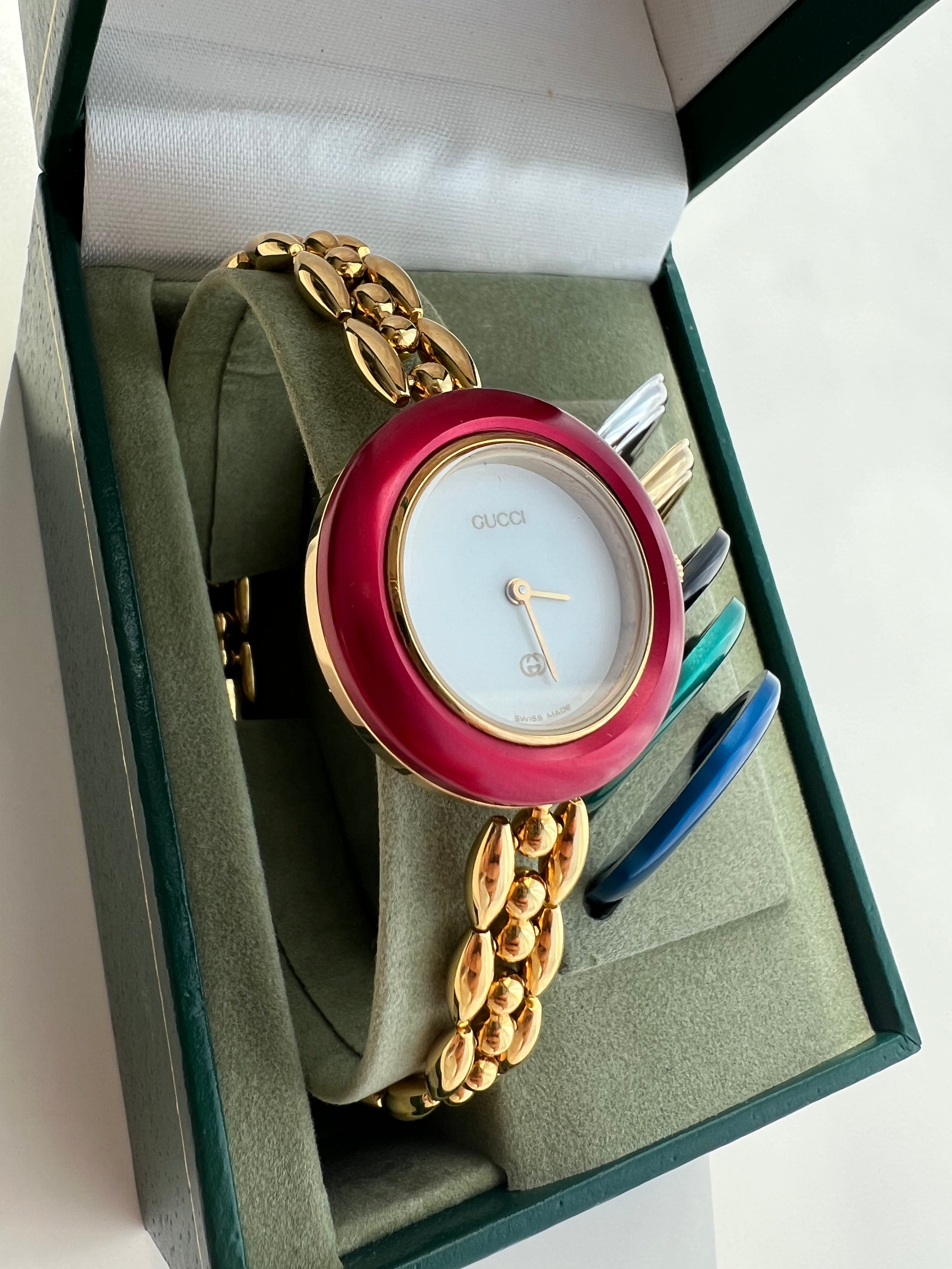 Interchangeable Bezel 6 colors Watch Accessories in Gold