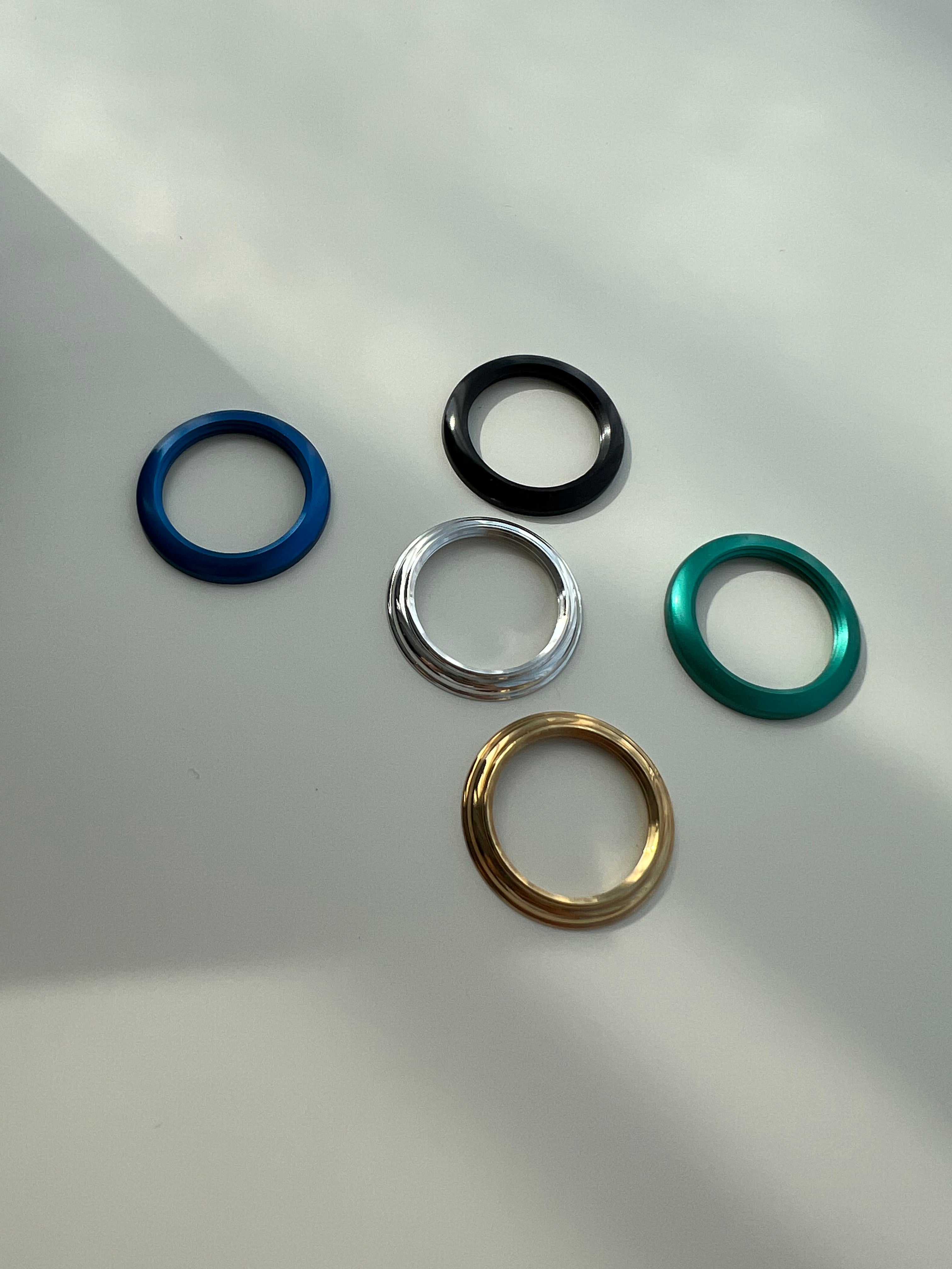 Interchangeable Bezel 6 colors Watch Accessories in Gold