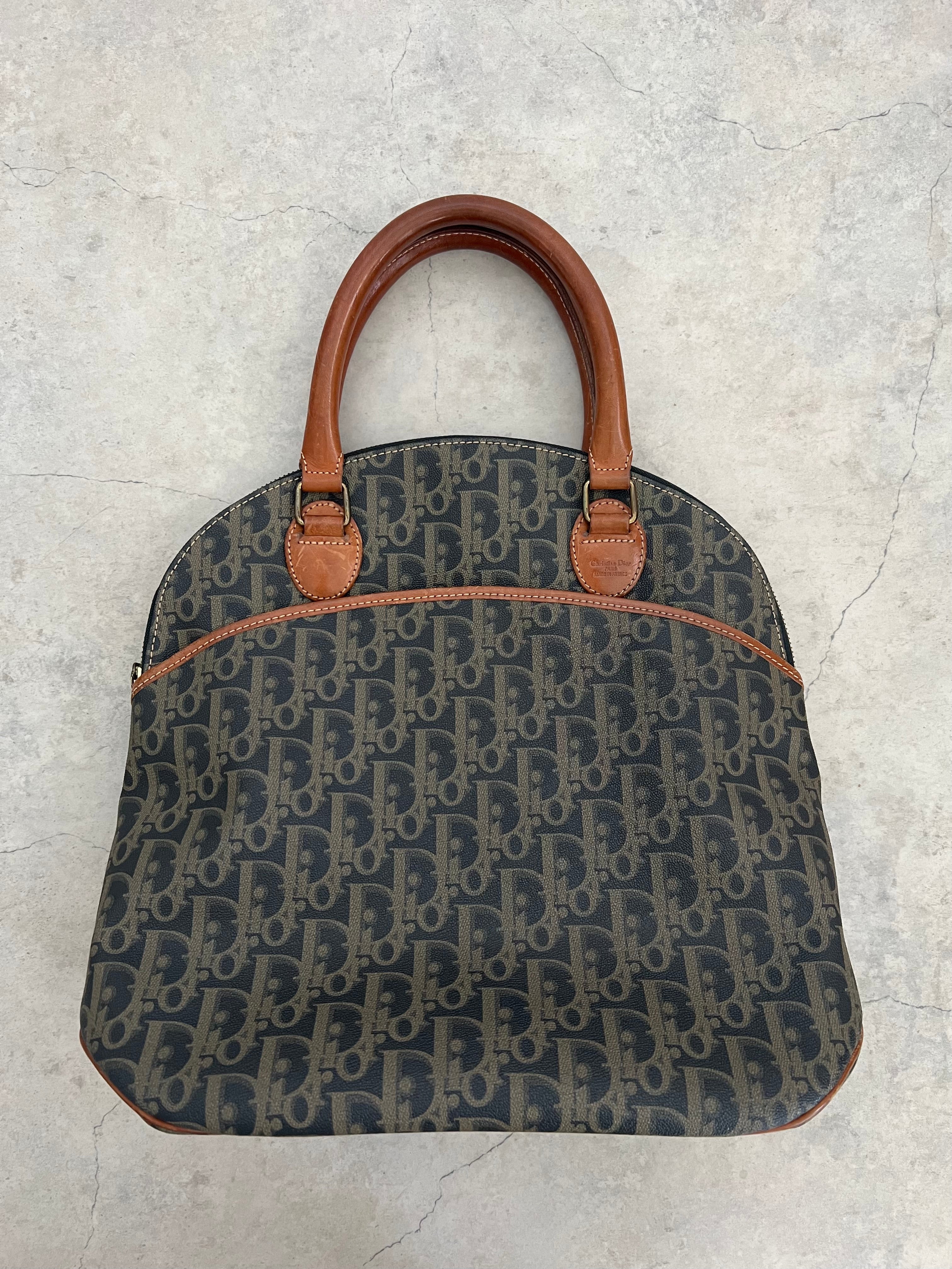 Pre-1990 Oblique Trotter Dome Bag Tan