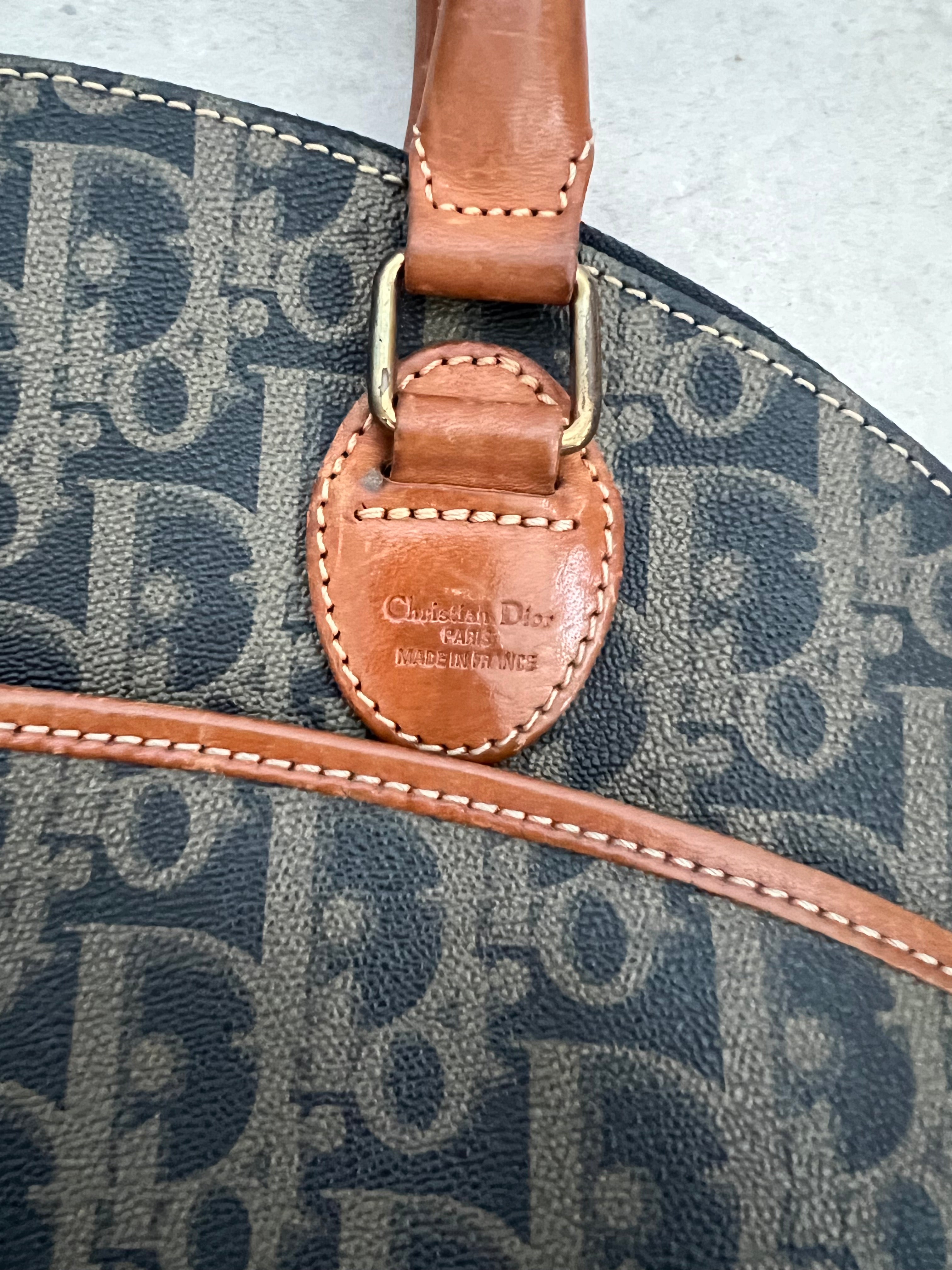 Pre-1990 Oblique Trotter Dome Bag Tan