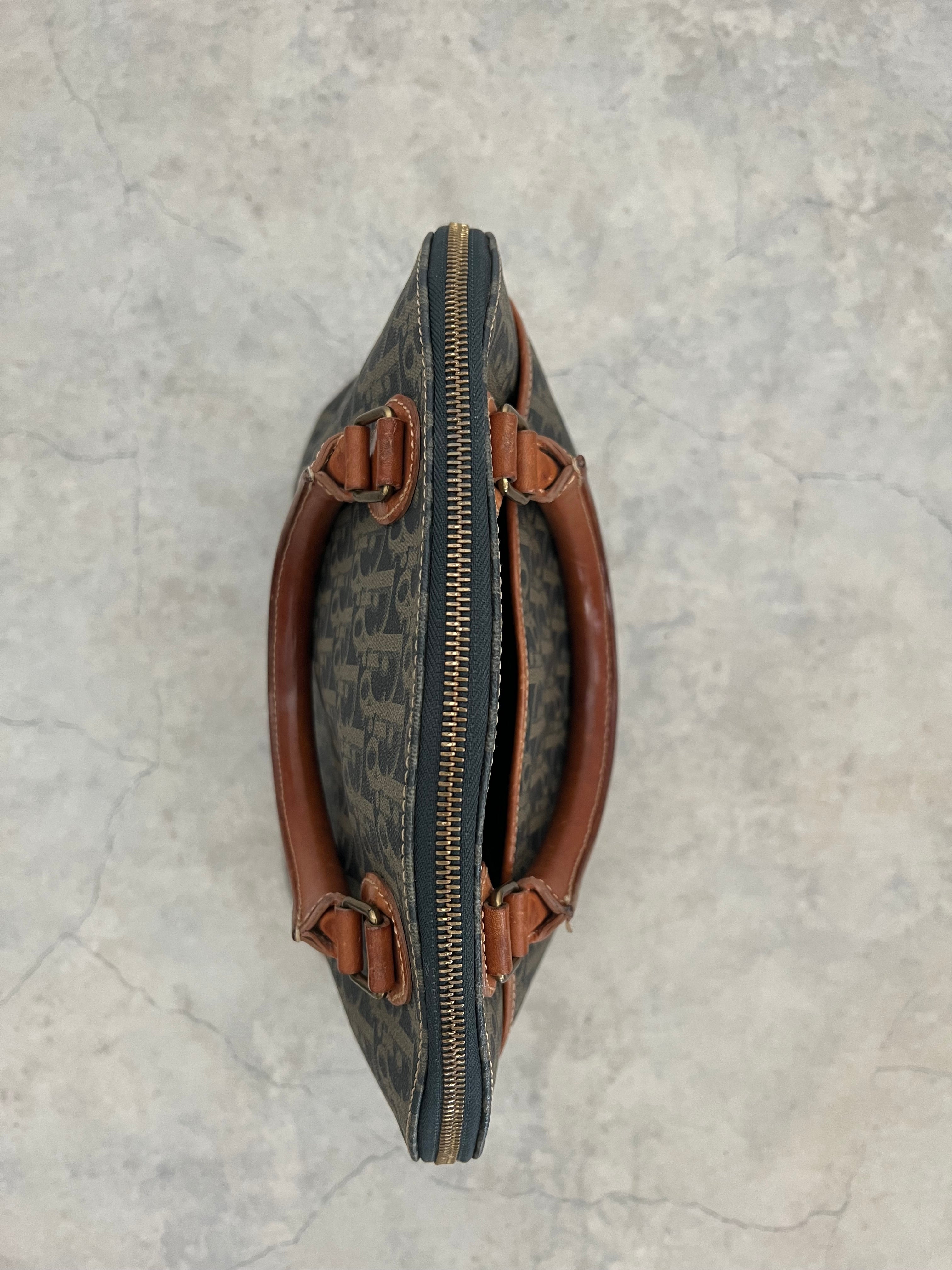 Pre-1990 Oblique Trotter Dome Bag Tan