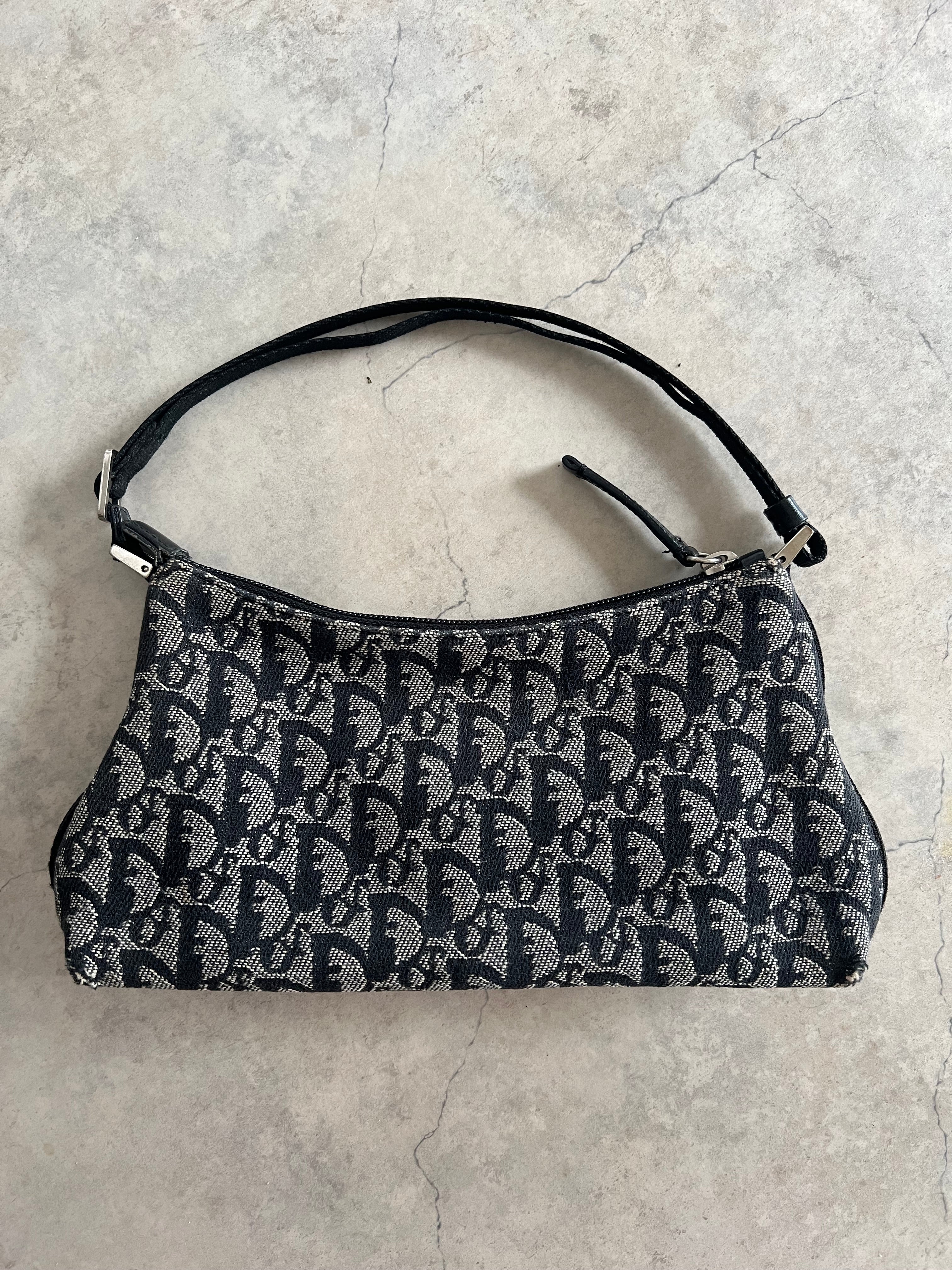 Trotter oblique mini pochette — John Galliano era