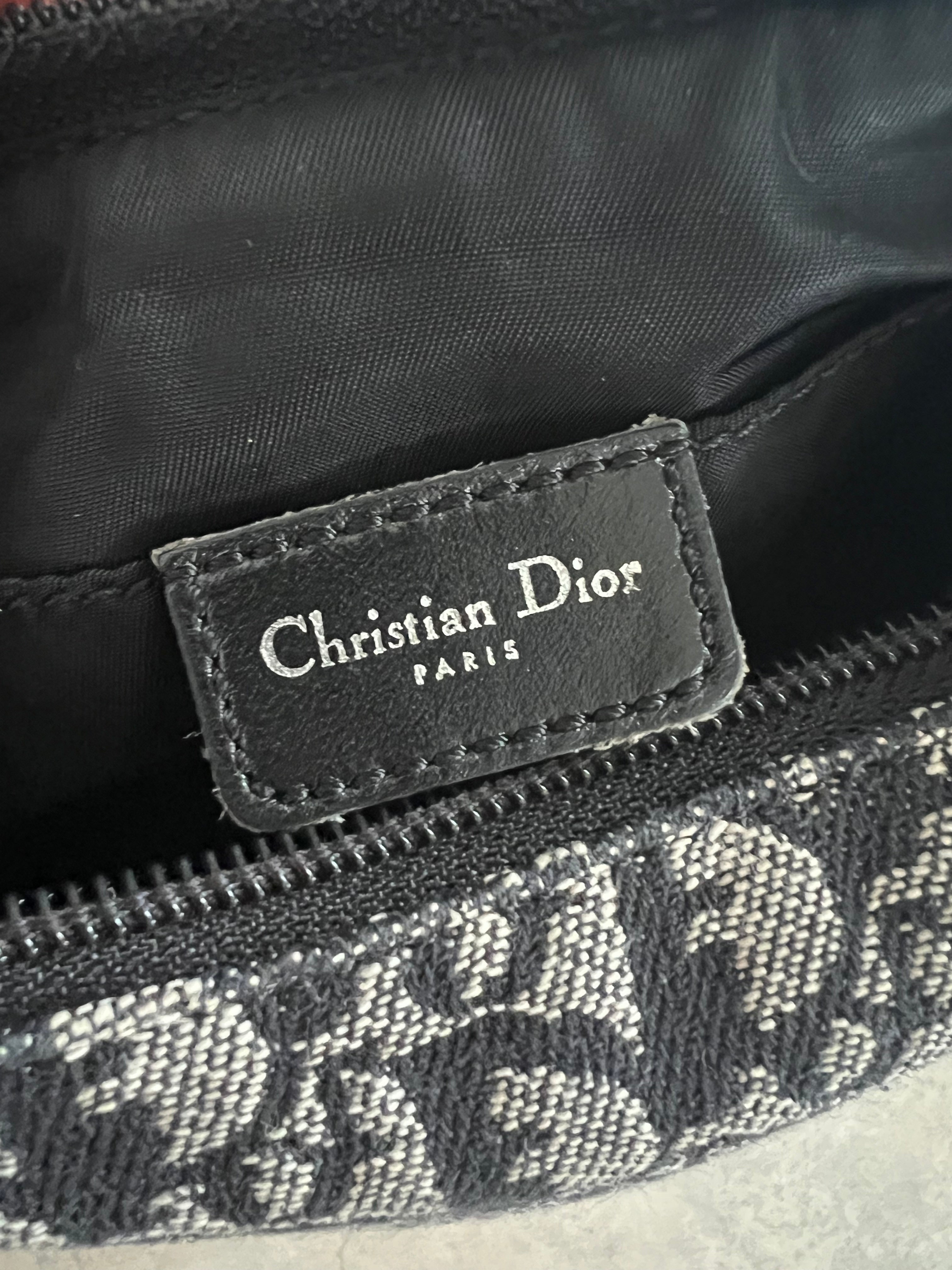 Trotter oblique mini pochette — John Galliano era