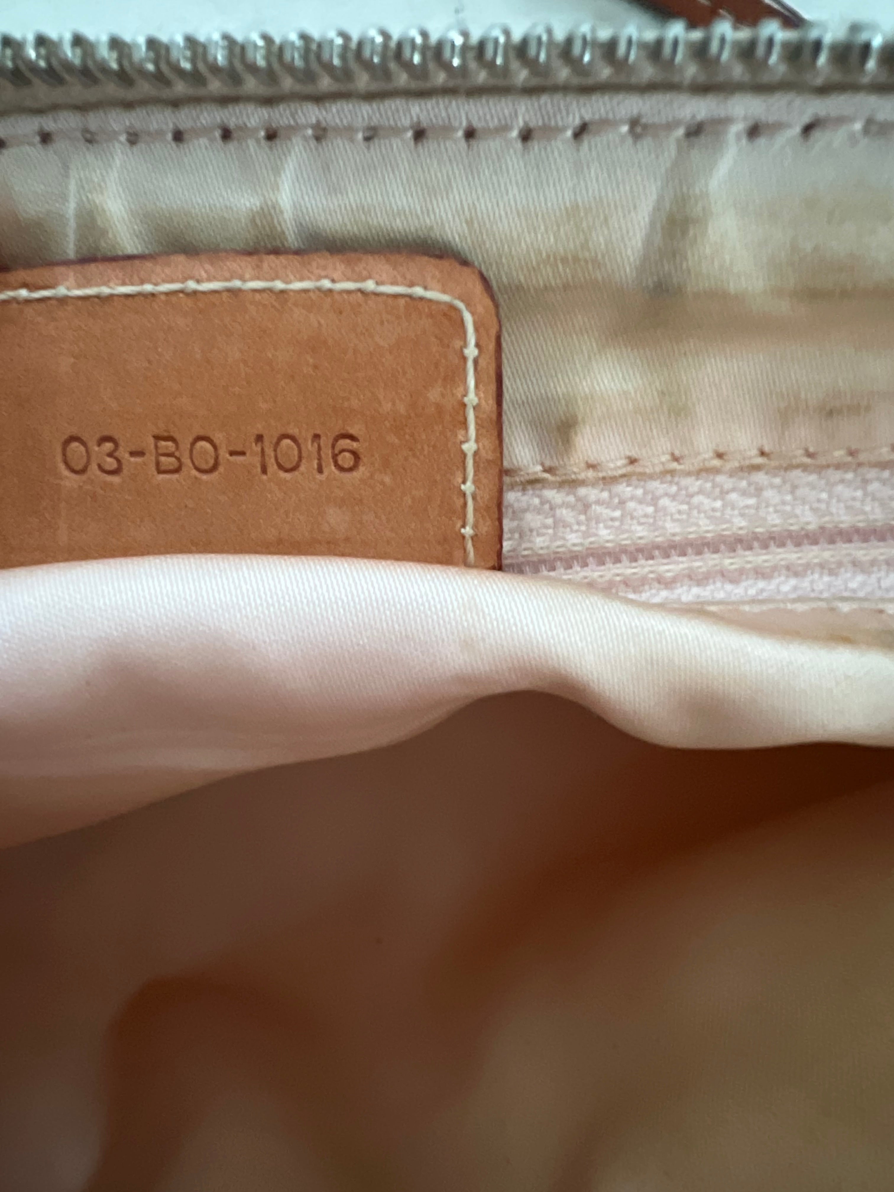 Romantique Shoulder Bag PVC Beige/Pink