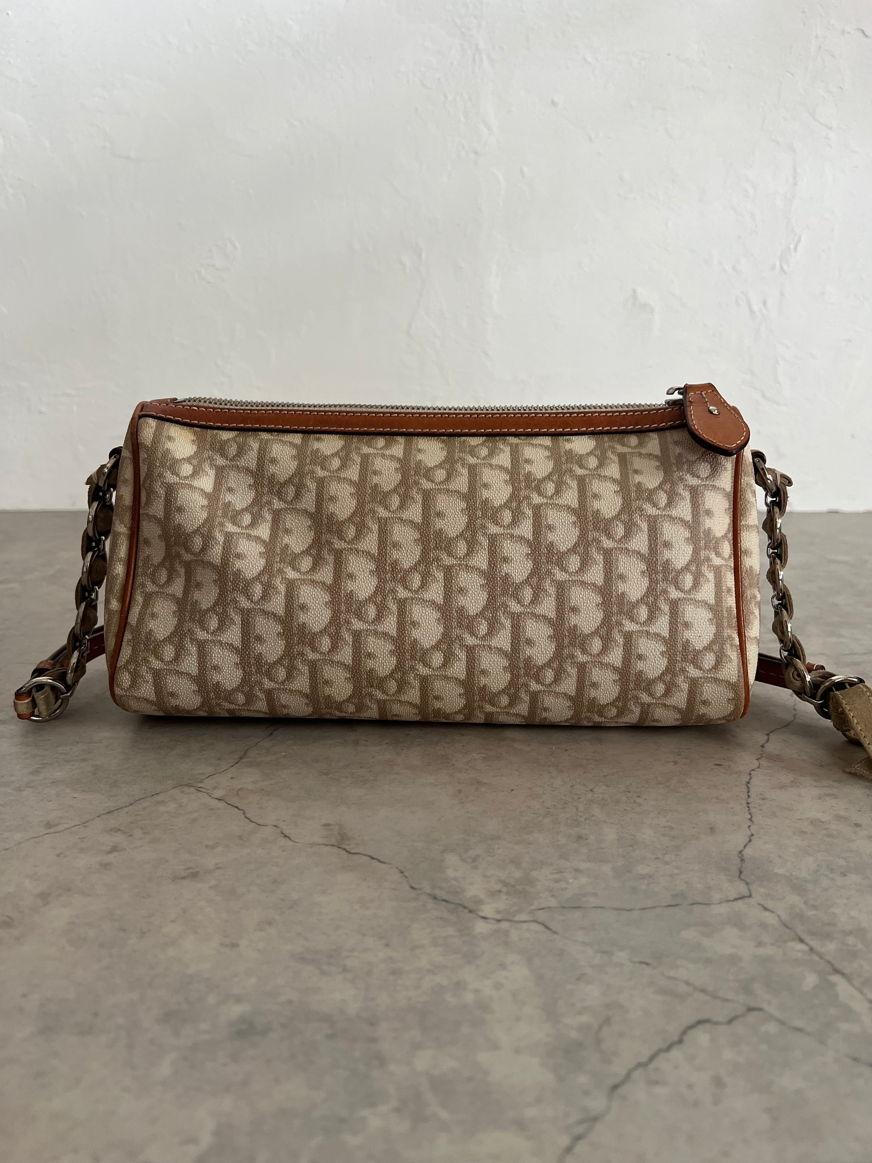 Romantique Shoulder Bag PVC Beige/Pink