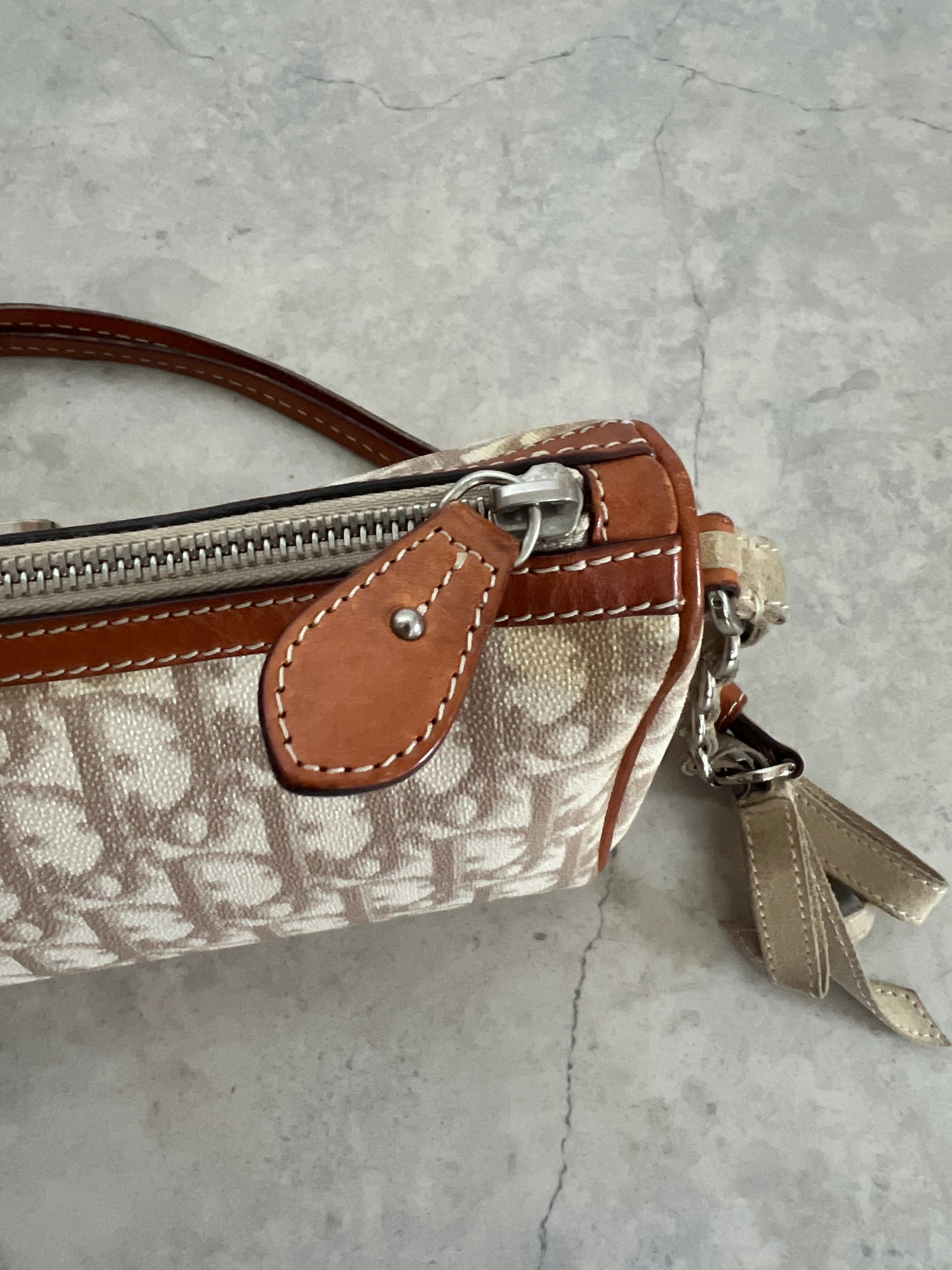 Romantique Shoulder Bag PVC Beige/Pink