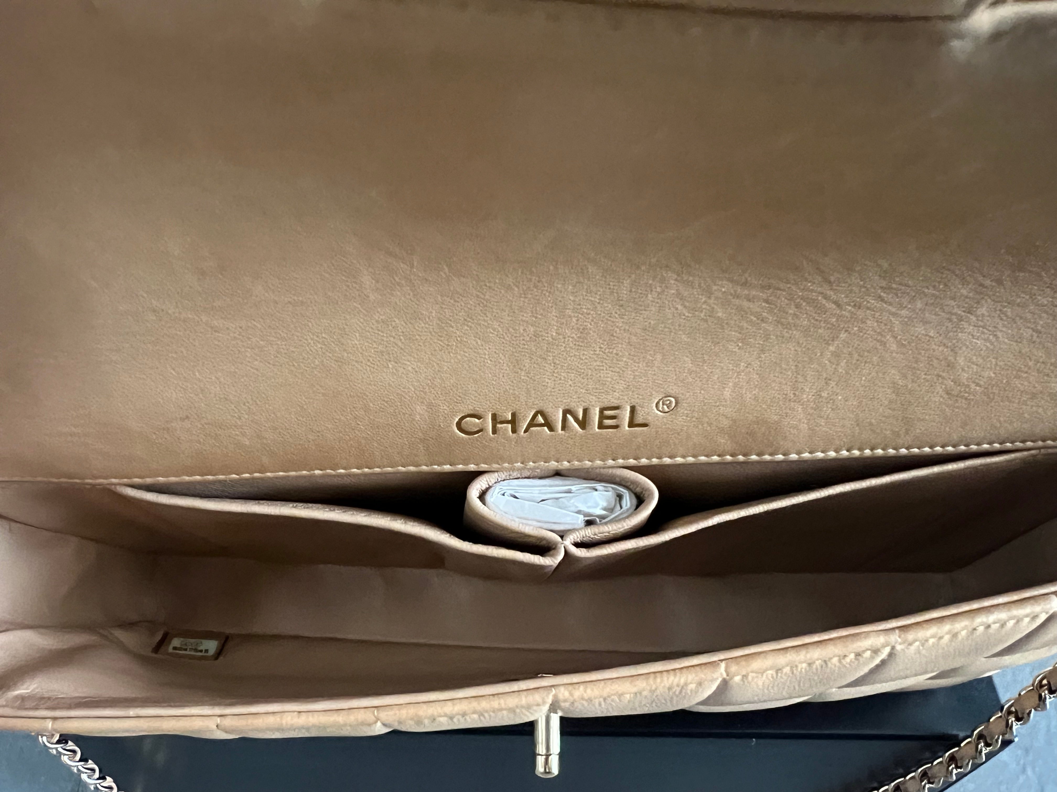 Lamb skin East West Chocolate Bar leather handbag