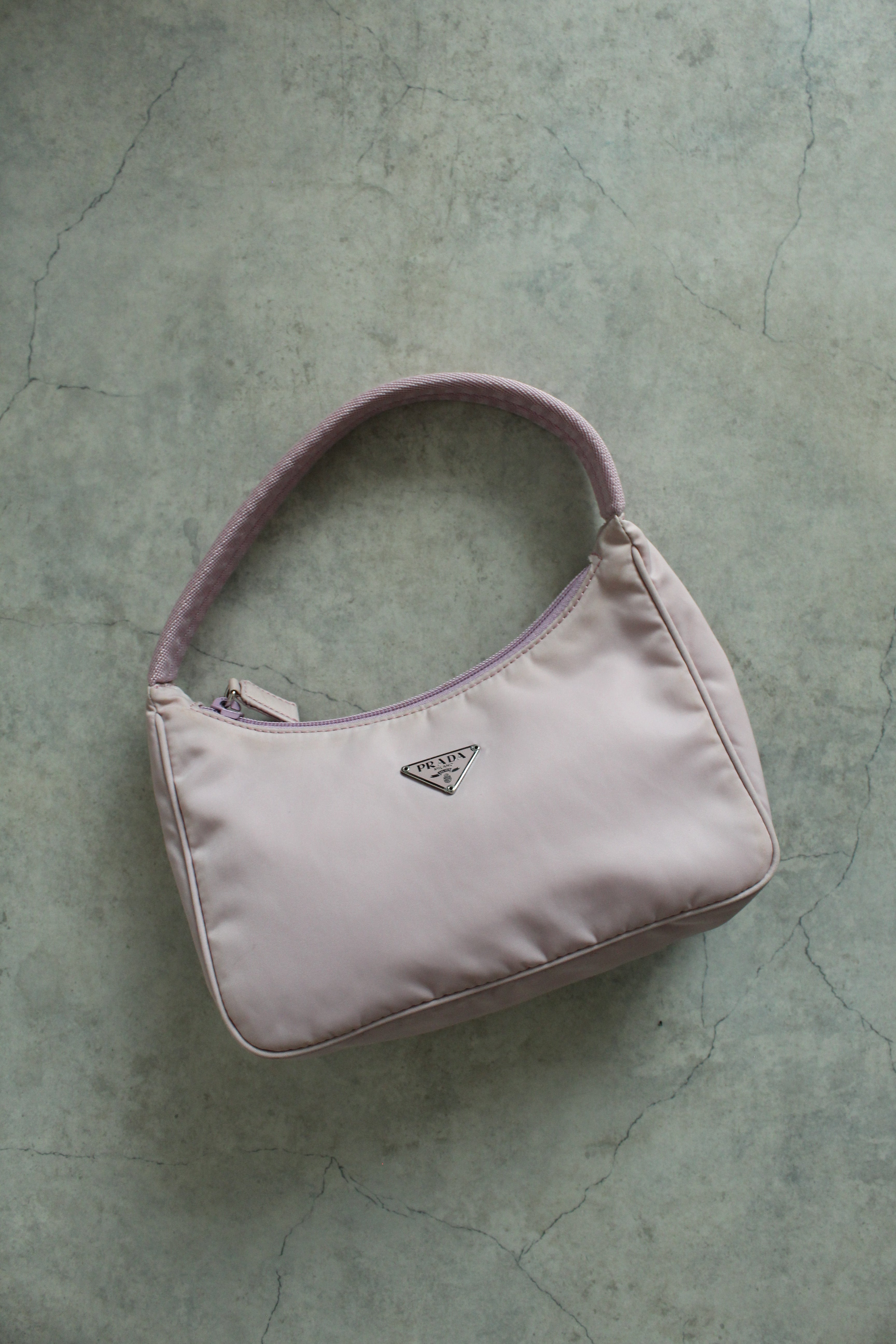 Y2k Pink Nylon Accessory Bag