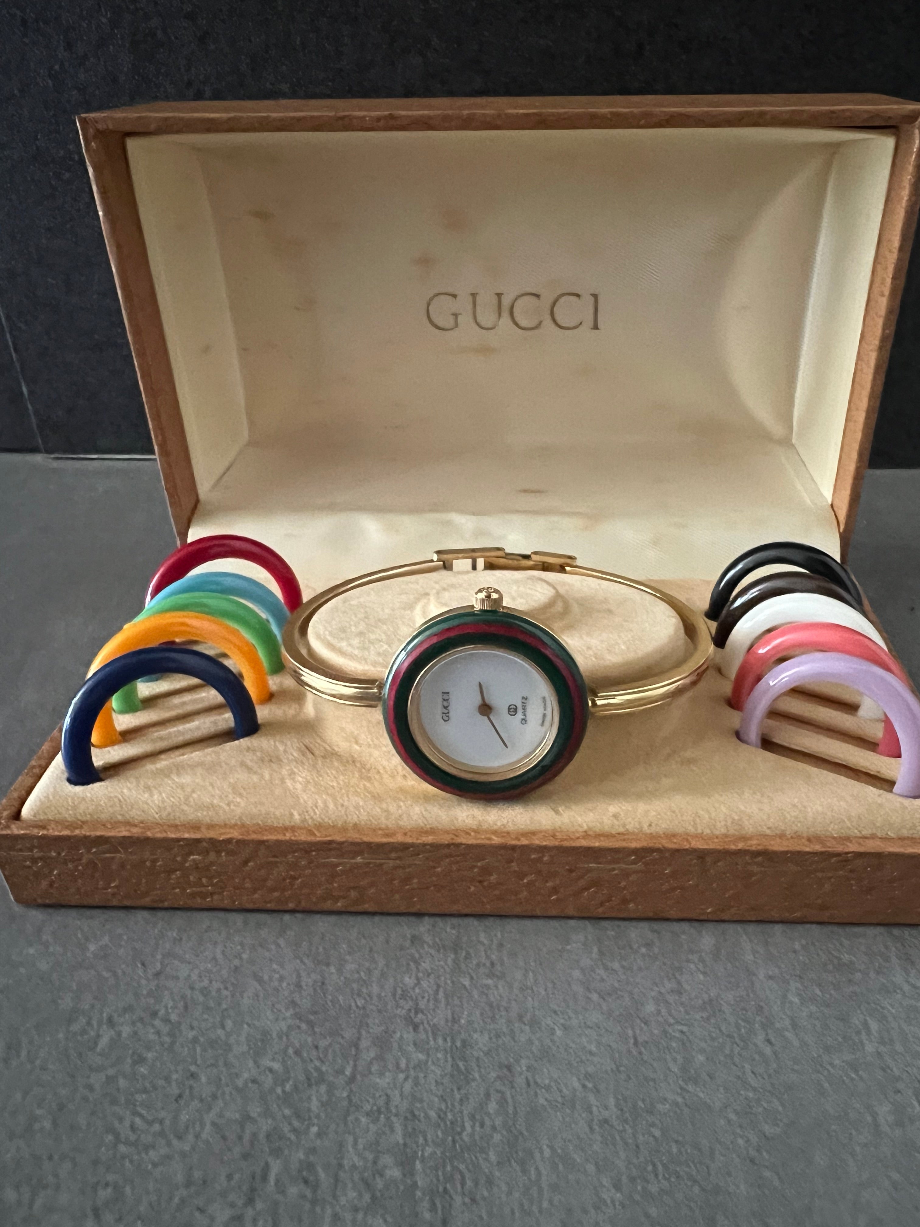 Interchangeable Bezel 11 colors Watch Accessories in Gold 1100-L