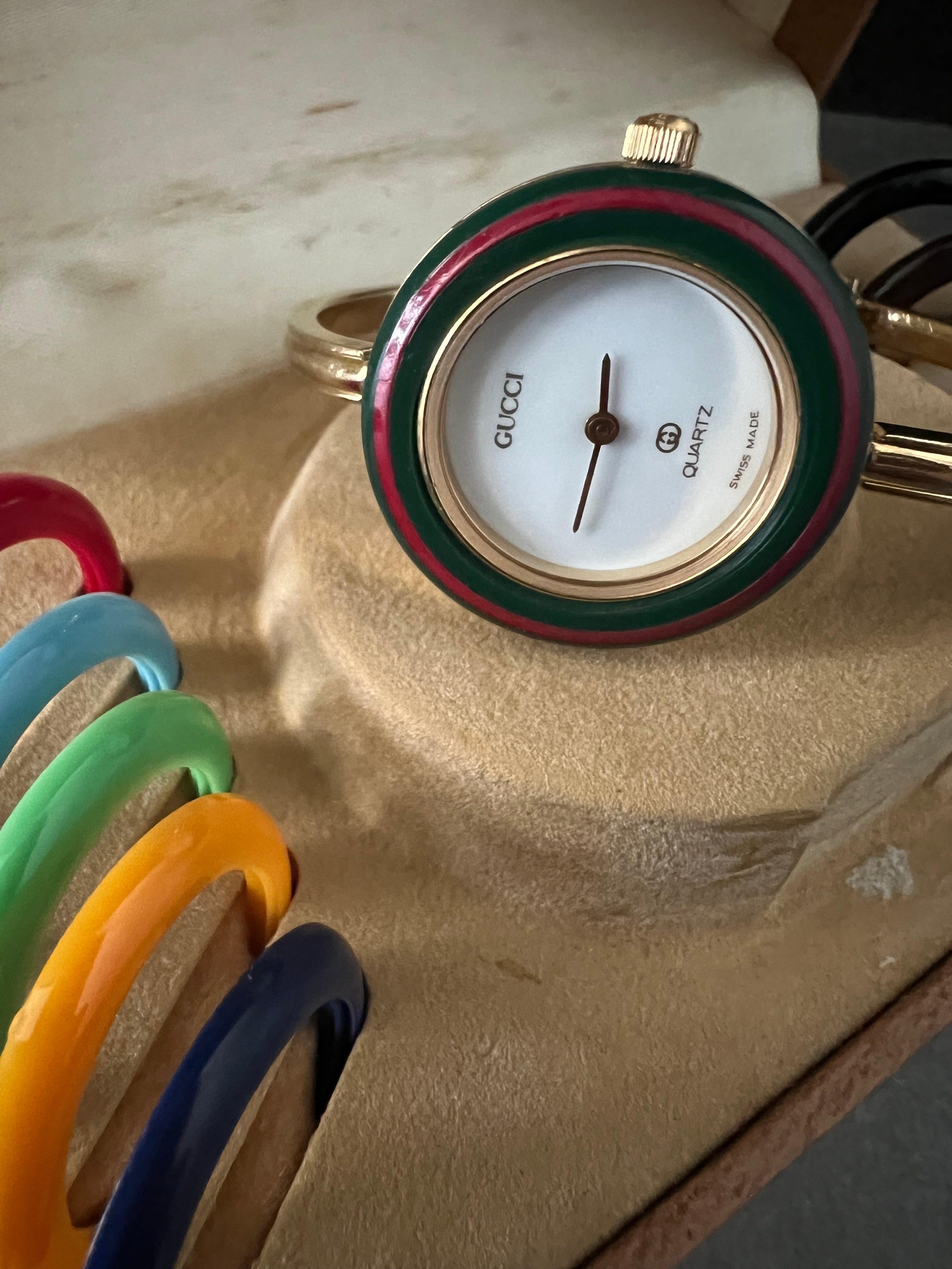 Interchangeable Bezel 11 colors Watch Accessories in Gold 1100-L