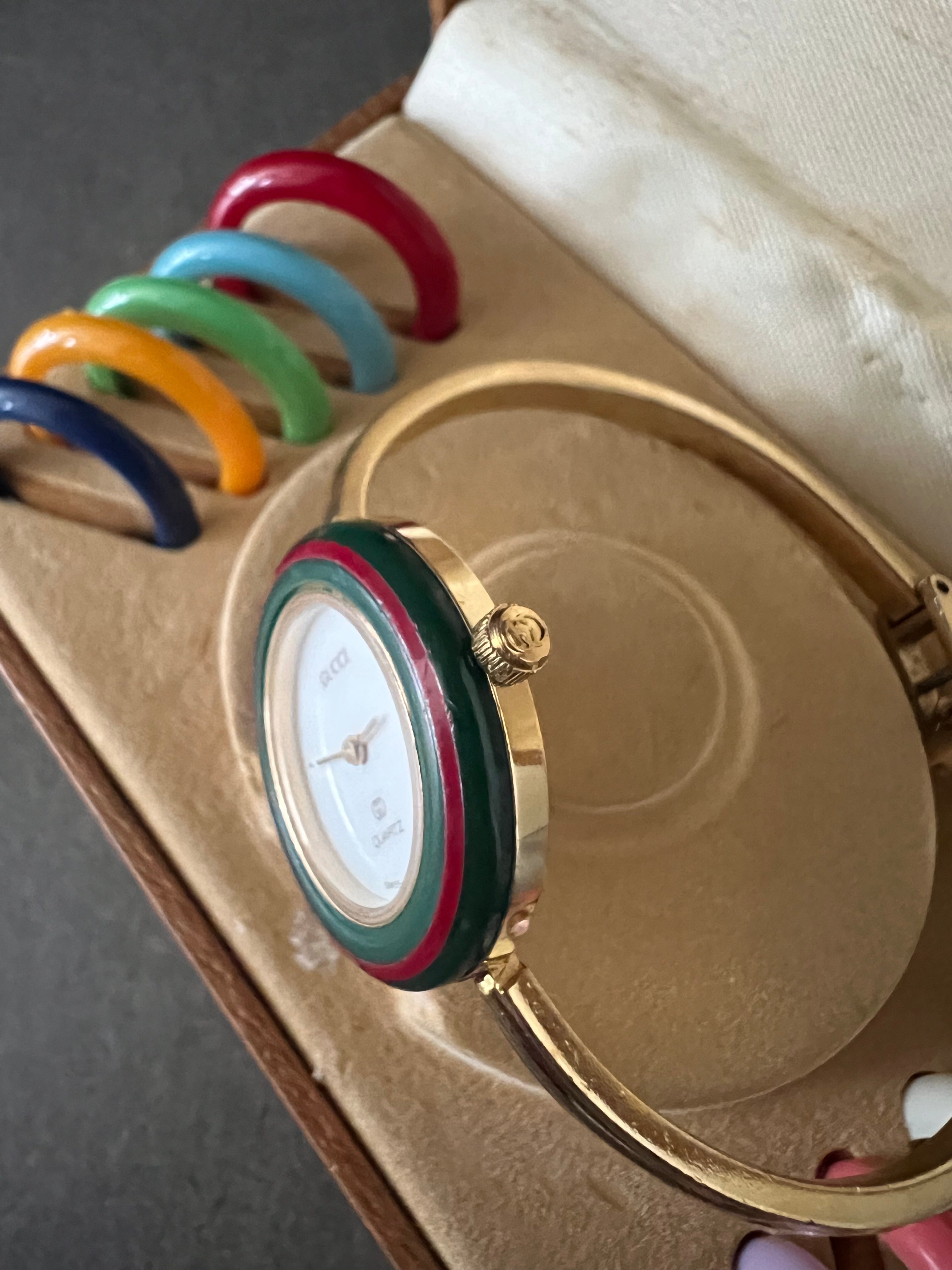 Interchangeable Bezel 11 colors Watch Accessories in Gold 1100-L