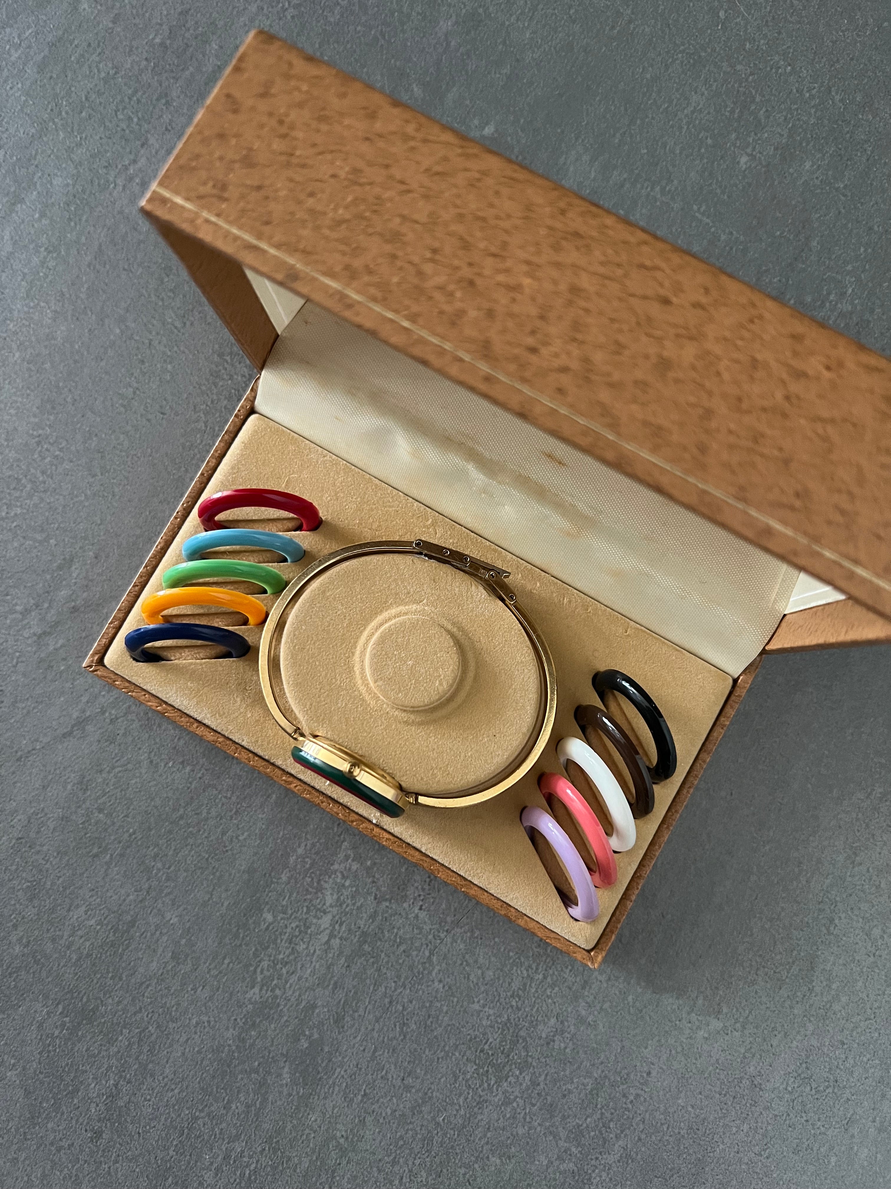Interchangeable Bezel 11 colors Watch Accessories in Gold 1100-L