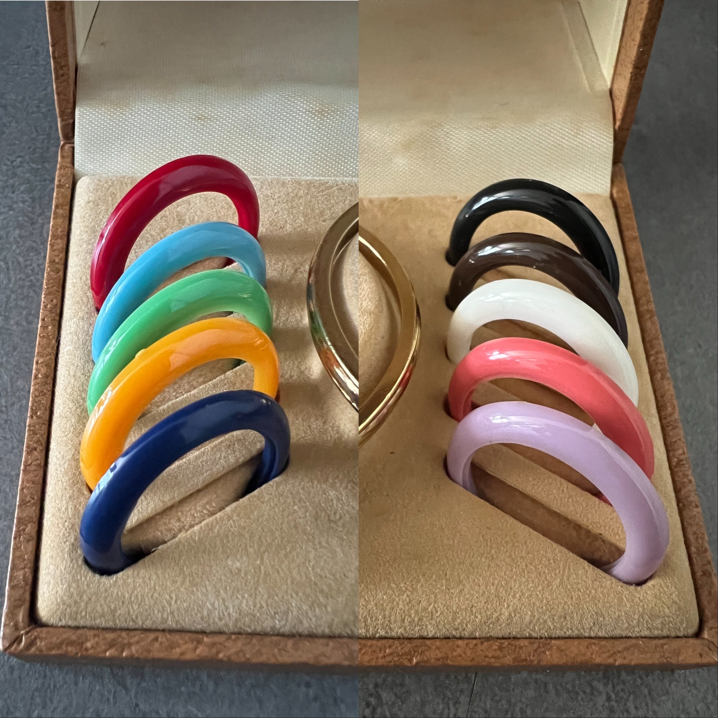 Interchangeable Bezel 11 colors Watch Accessories in Gold 1100-L