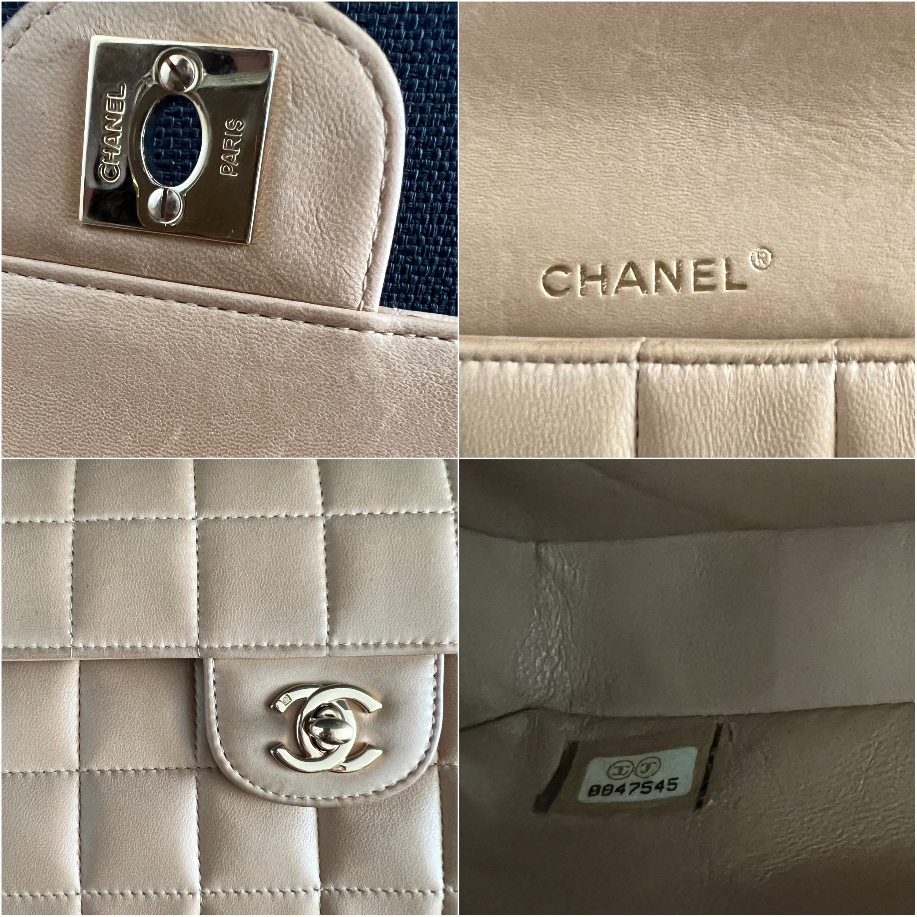 Lamb skin East West Chocolate Bar leather handbag